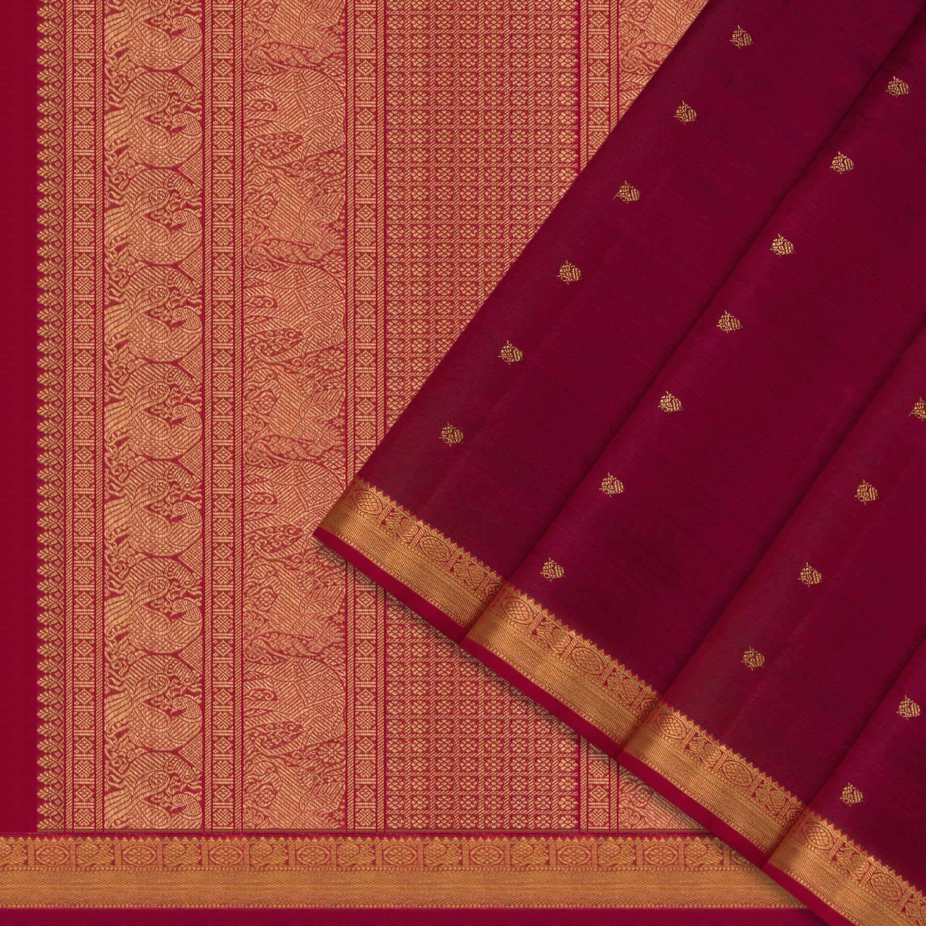 Kanakavalli Kanjivaram Silk Sari 25-595-HS001-02787 - Cover View 