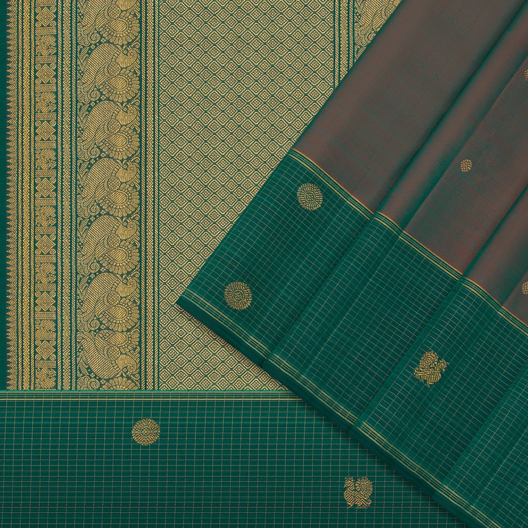 Kanakavalli Kanjivaram Silk Sari 25-595-HS001-02801 - Cover View