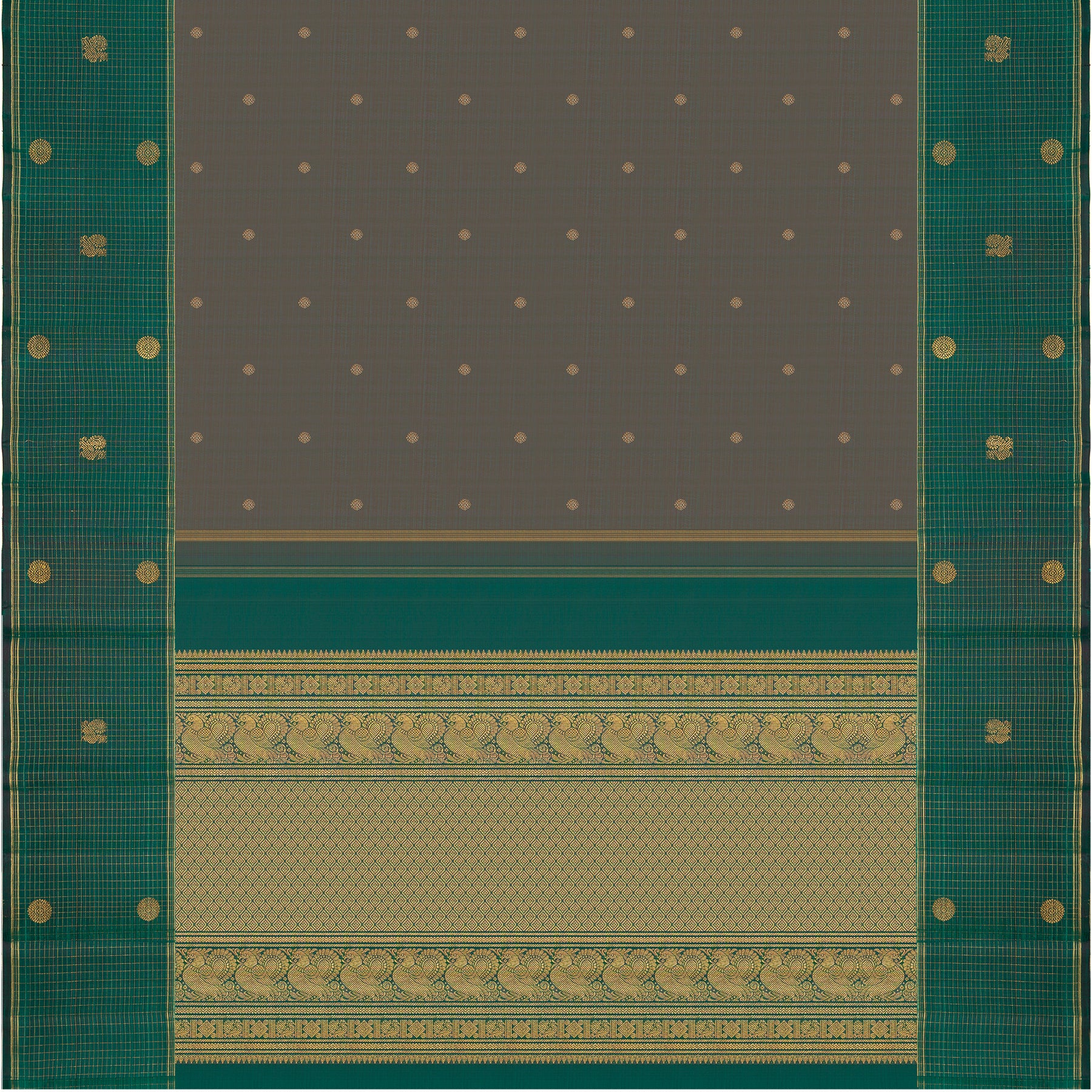 Kanakavalli Kanjivaram Silk Sari 25-595-HS001-02801 - Full View