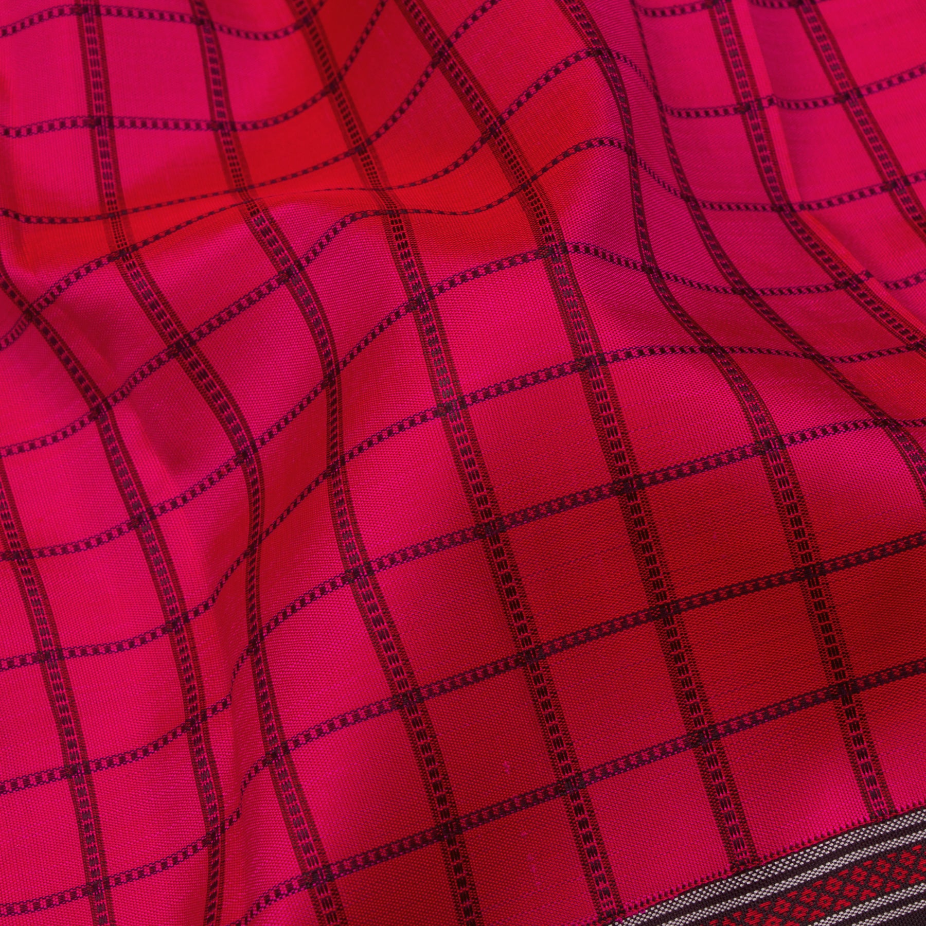 Kanakavalli Kanjivaram Silk Sari 25-595-HS001-02832 - Fabric View
