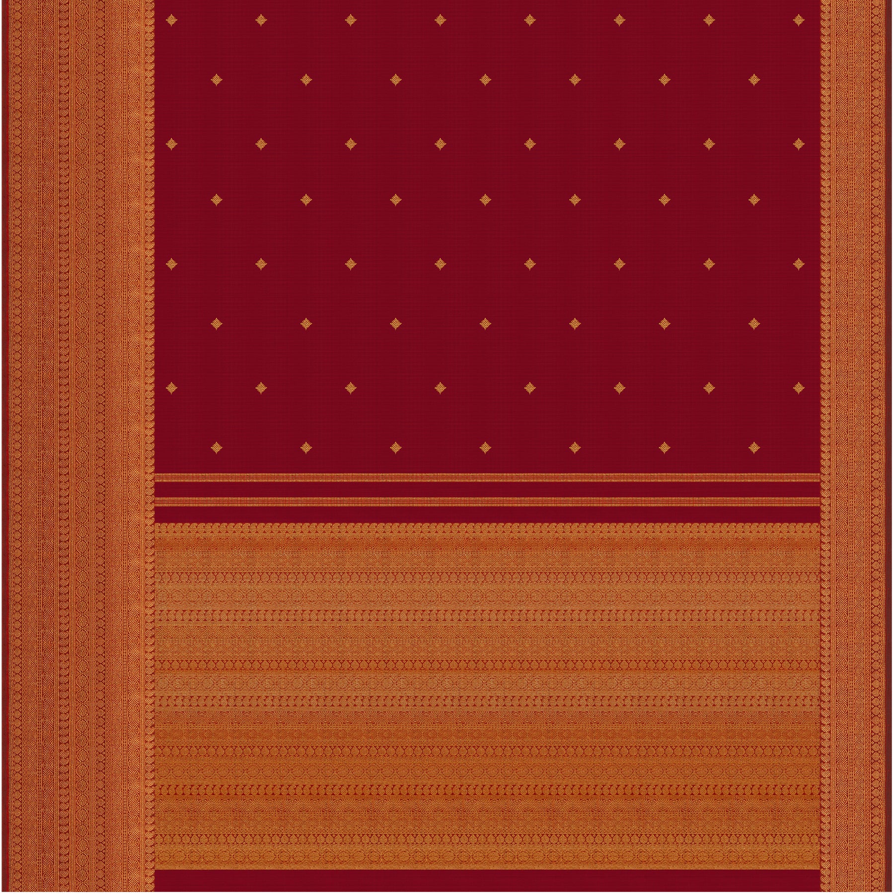 Kanakavalli Kanjivaram Silk Sari 25-595-HS001-02833 - Full View