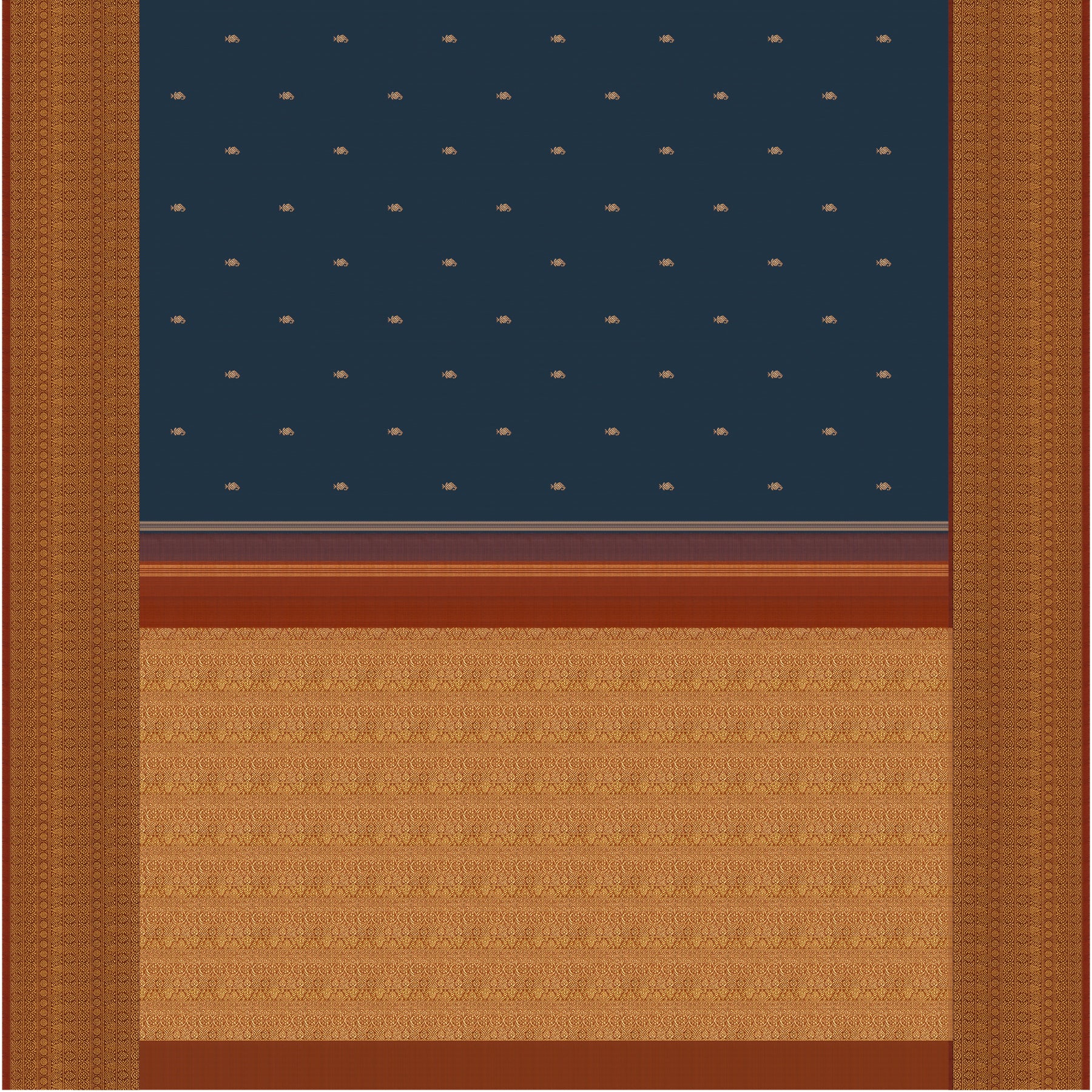 Kanakavalli Kanjivaram Silk Sari 25-595-HS001-02841 - Full View