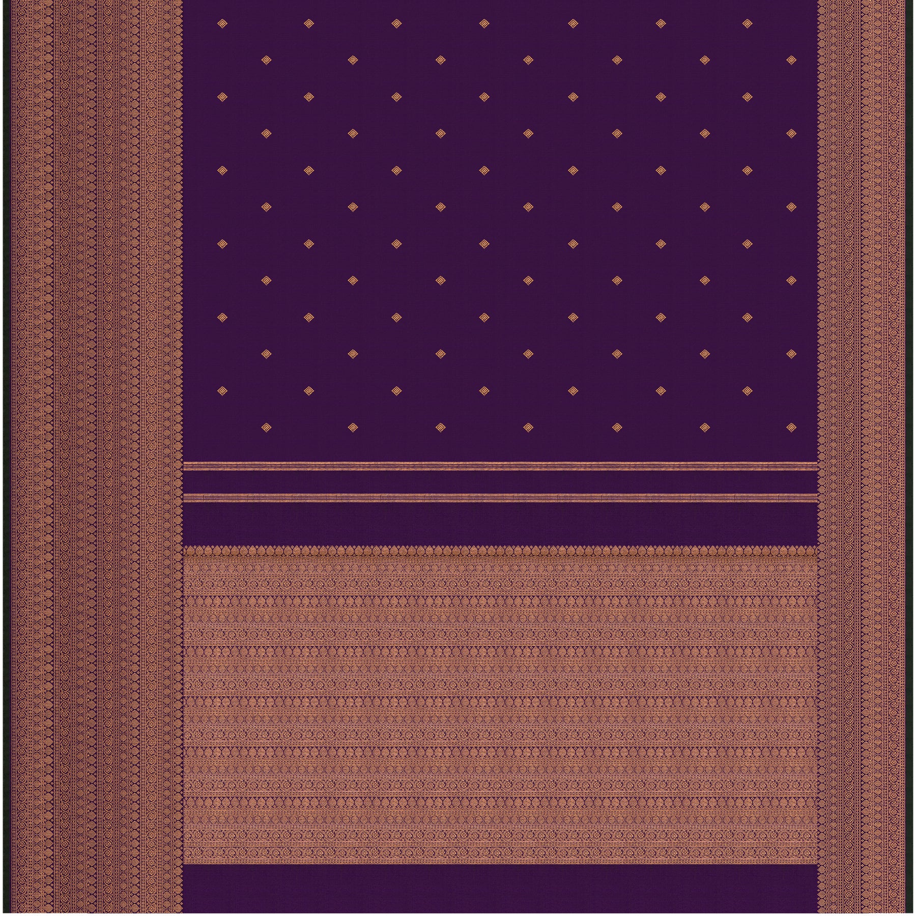 Kanakavalli Kanjivaram Silk Sari 25-595-HS001-02842 - Full View