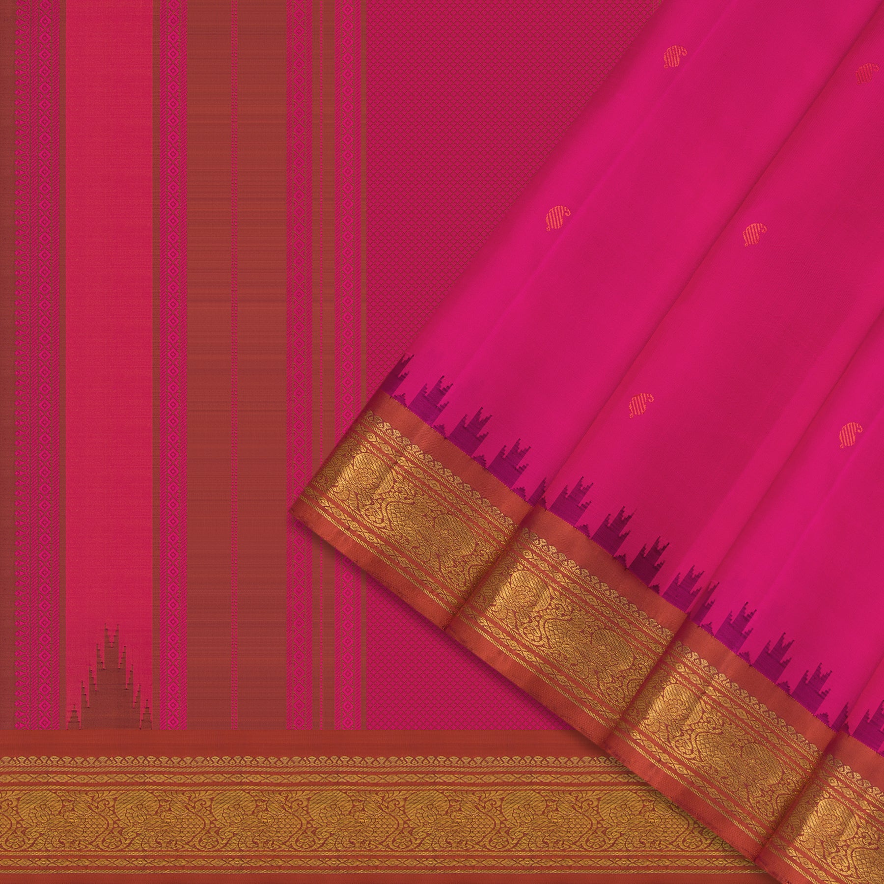 Kanakavalli Kanjivaram Silk Sari 25-595-HS001-02844 - Cover View