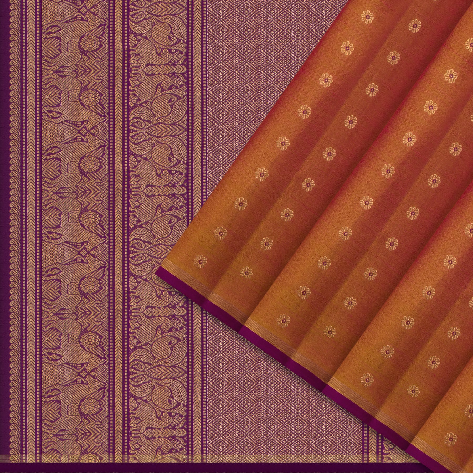 Kanakavalli Kanjivaram Silk Sari 25-595-HS001-02848 - Cover View