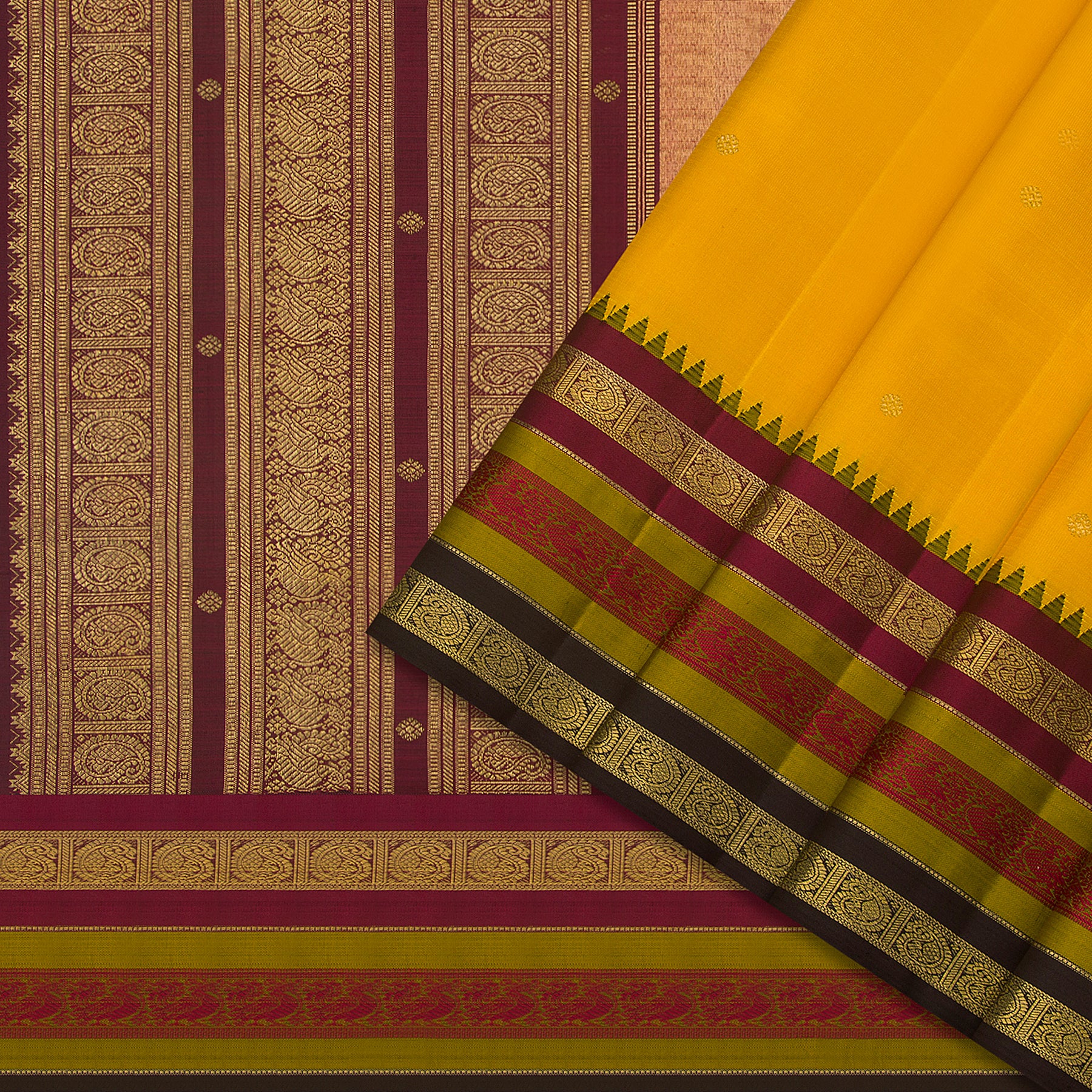 Kanakavalli Kanjivaram Silk Sari 25-595-HS001-02864 - Cover View
