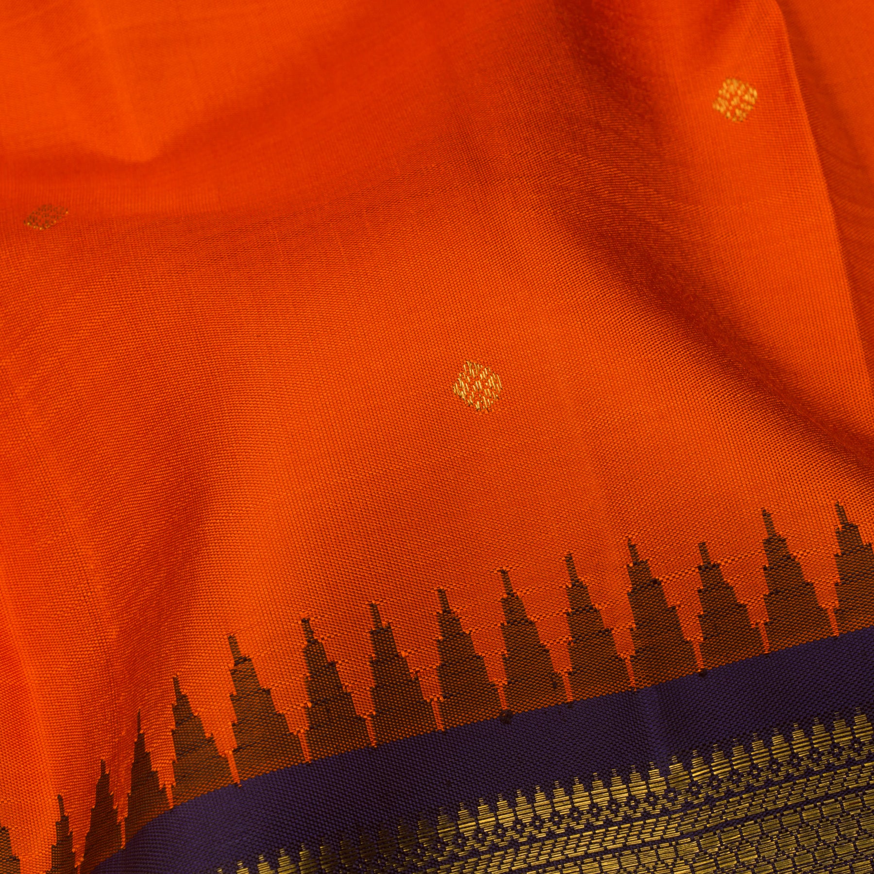 Kanakavalli Kanjivaram Silk Sari 25-595-HS001-02866 - Fabric View
