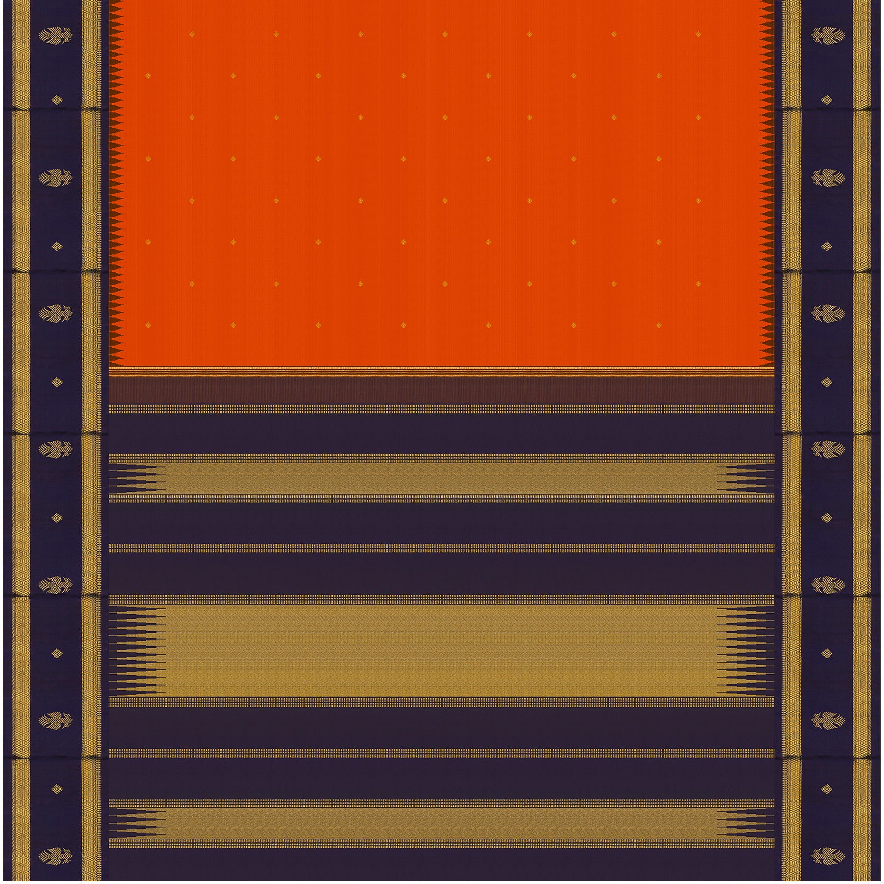 Kanakavalli Kanjivaram Silk Sari 25-595-HS001-02866 - Full View