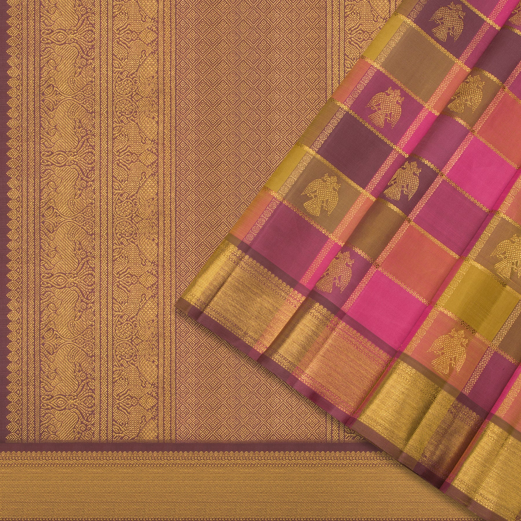 Kanakavalli Kanjivaram Silk Sari 25-595-HS001-02870 - Cover View