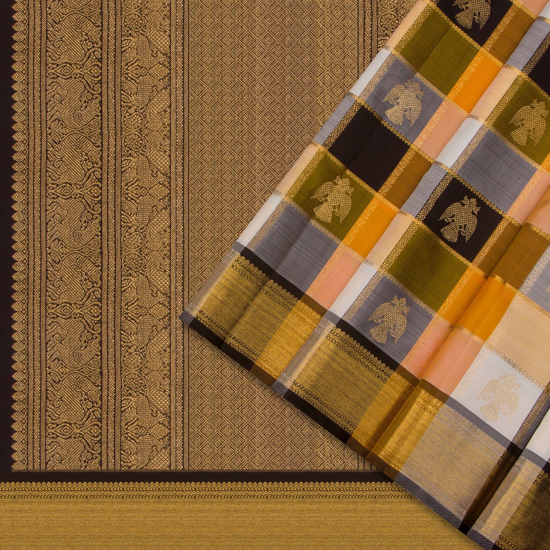 Kanakavalli Kanjivaram Silk Sari 25-595-HS001-02874 - Cover View