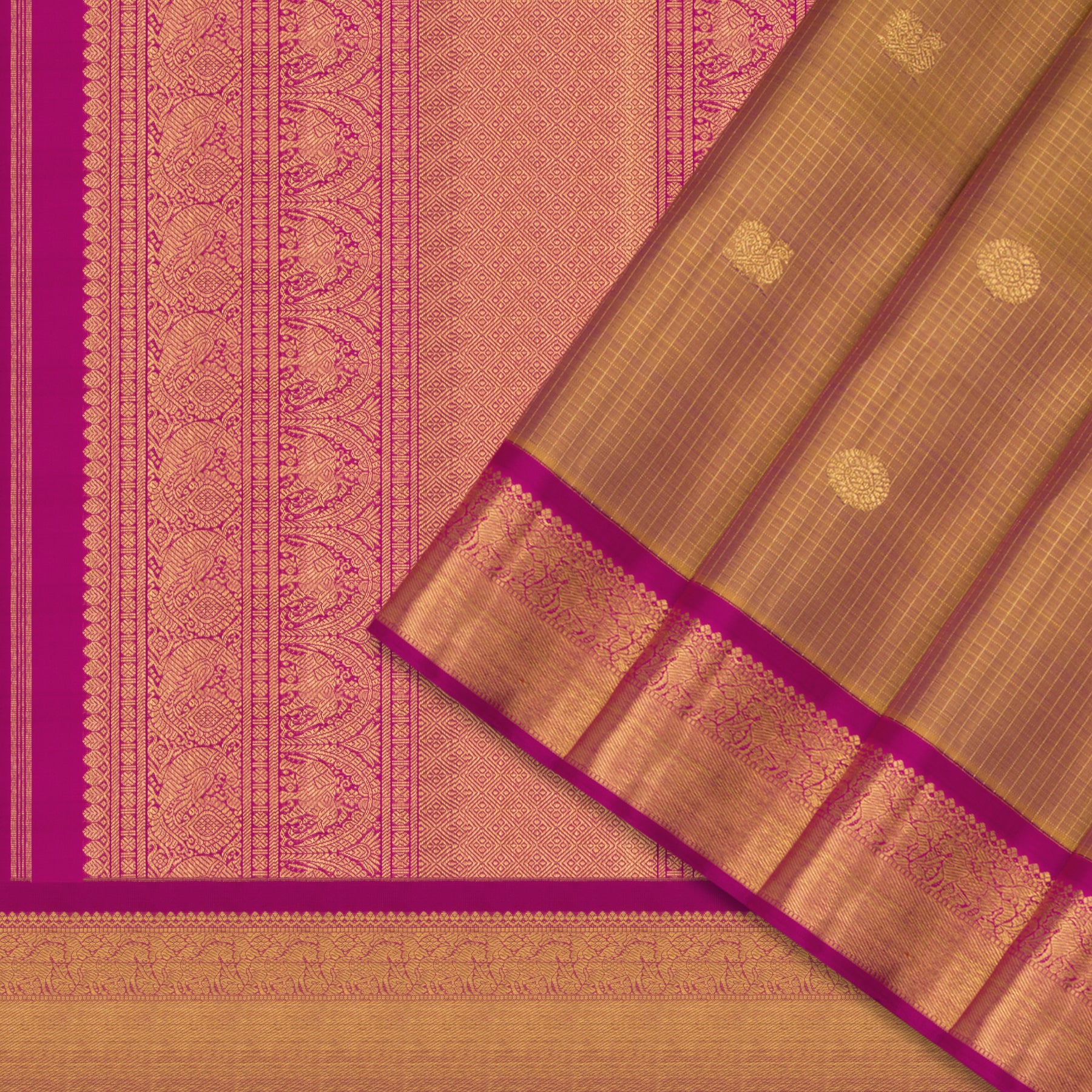 Kanakavalli Kanjivaram Silk Sari 25-595-HS001-02878 - Cover View
