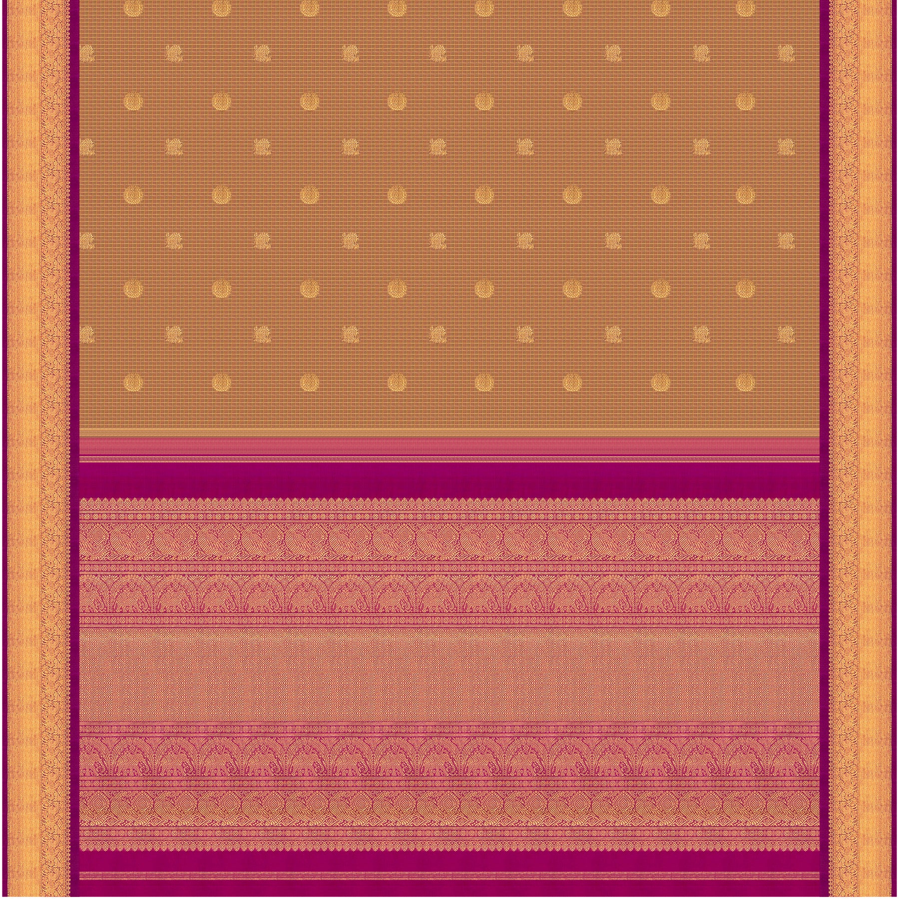 Kanakavalli Kanjivaram Silk Sari 25-595-HS001-02878 - Full View