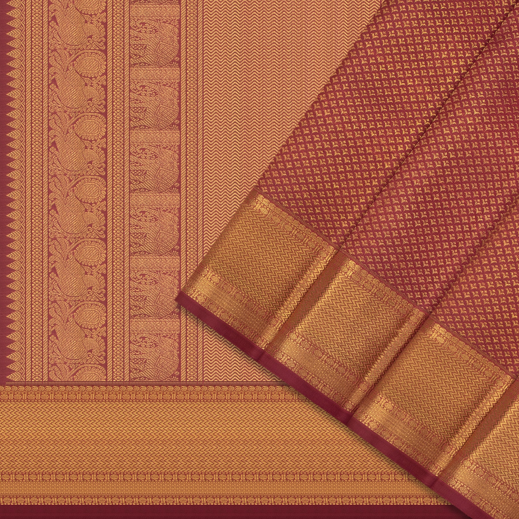 Kanakavalli Kanjivaram Silk Sari 25-595-HS001-02906 - Cover View