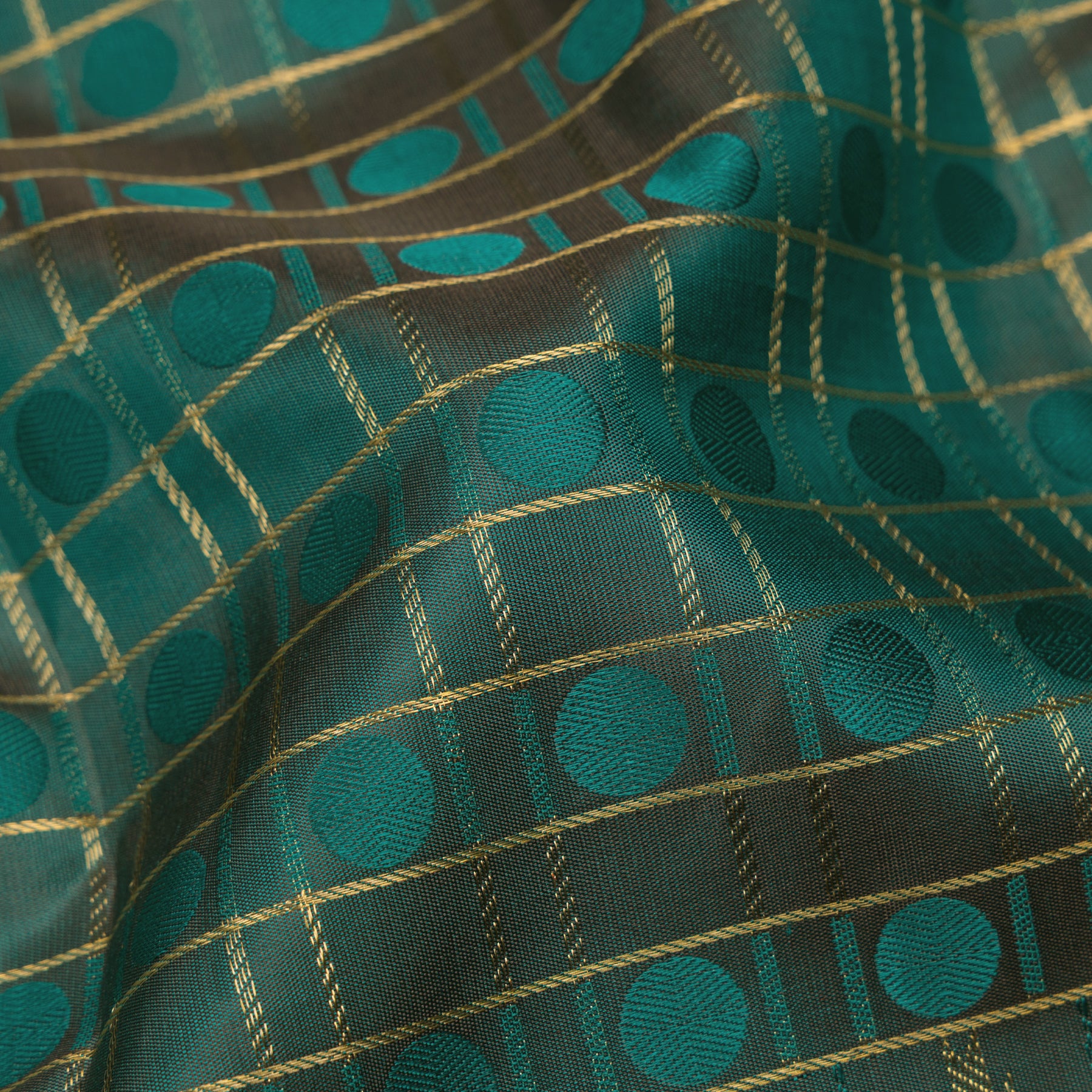 Kanakavalli Kanjivaram Silk Sari 25-595-HS001-02933 - Fabric View