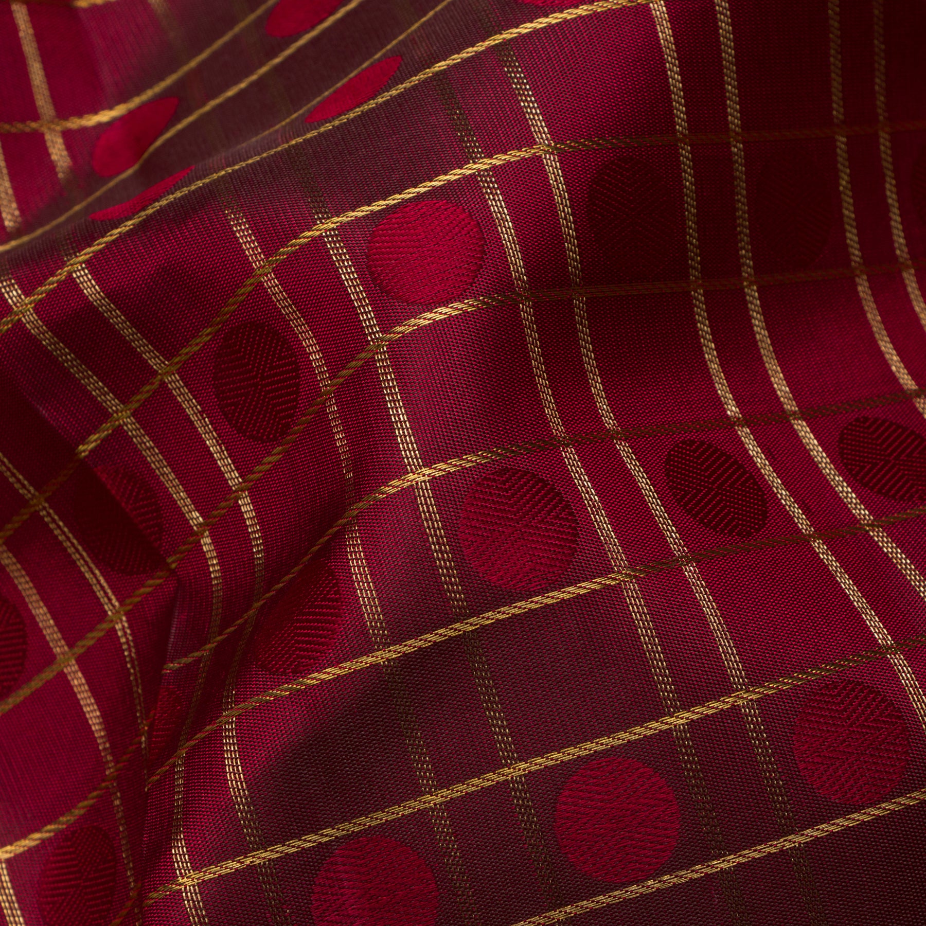 Kanakavalli Kanjivaram Silk Sari 25-595-HS001-03239 - Fabric View 