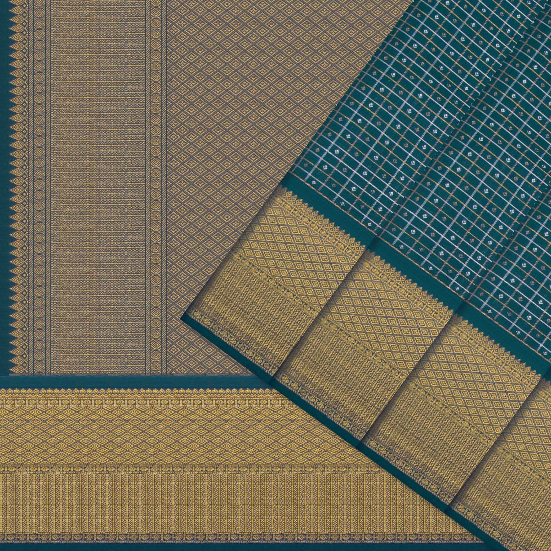 Kanakavalli Kanjivaram Silk Sari 25-595-HS001-03247 - Cover View