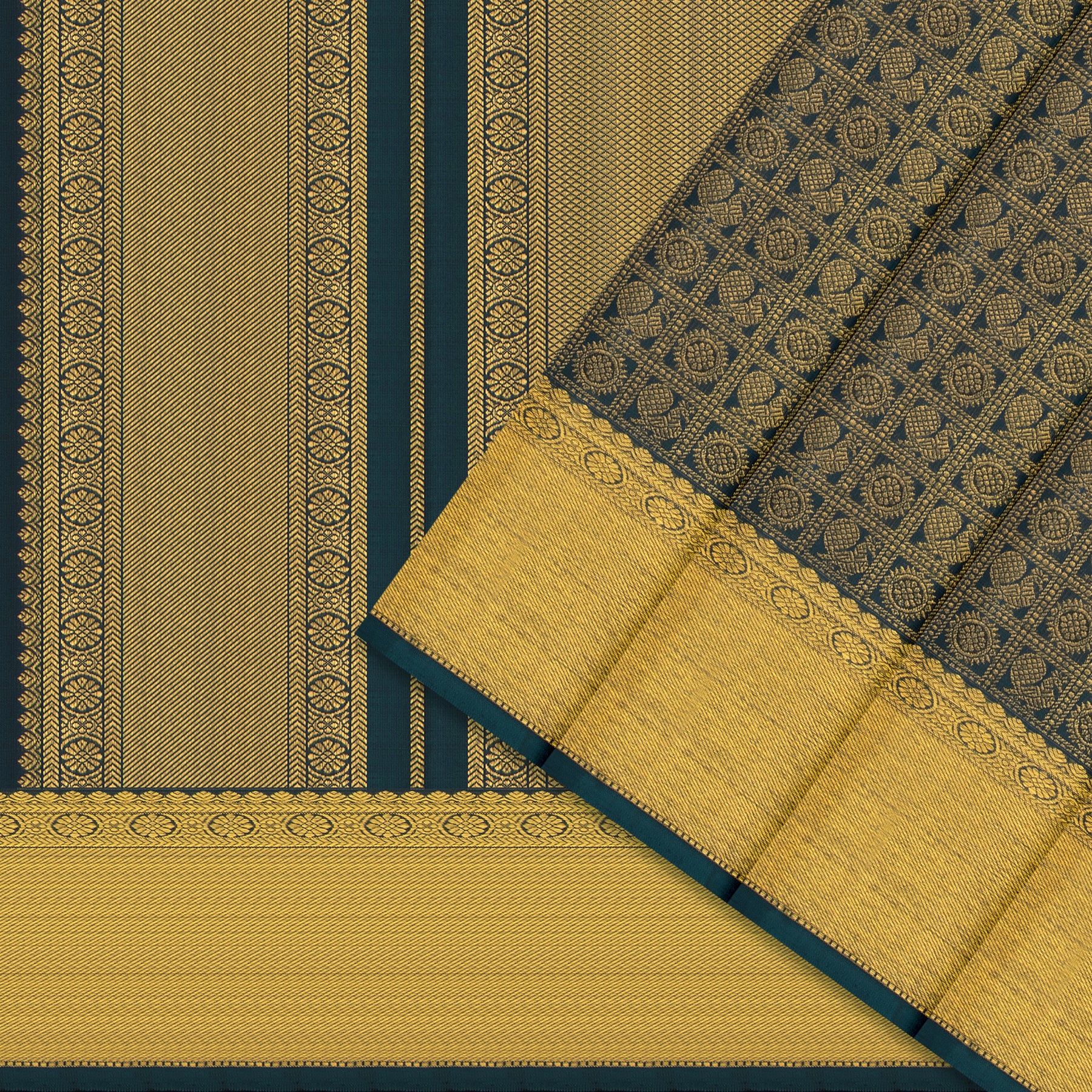 Kanakavalli Kanjivaram Silk Sari 25-595-HS001-03257 - Cover View