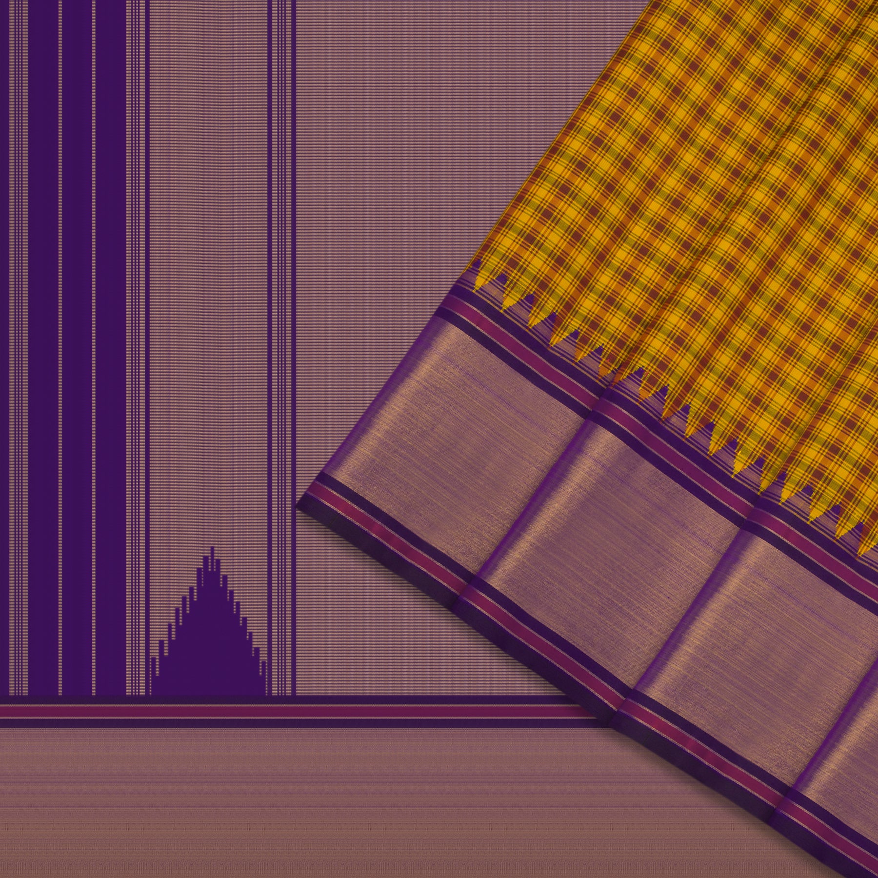 Kanakavalli Kanjivaram Silk Sari 25-595-HS001-03262 - Cover View