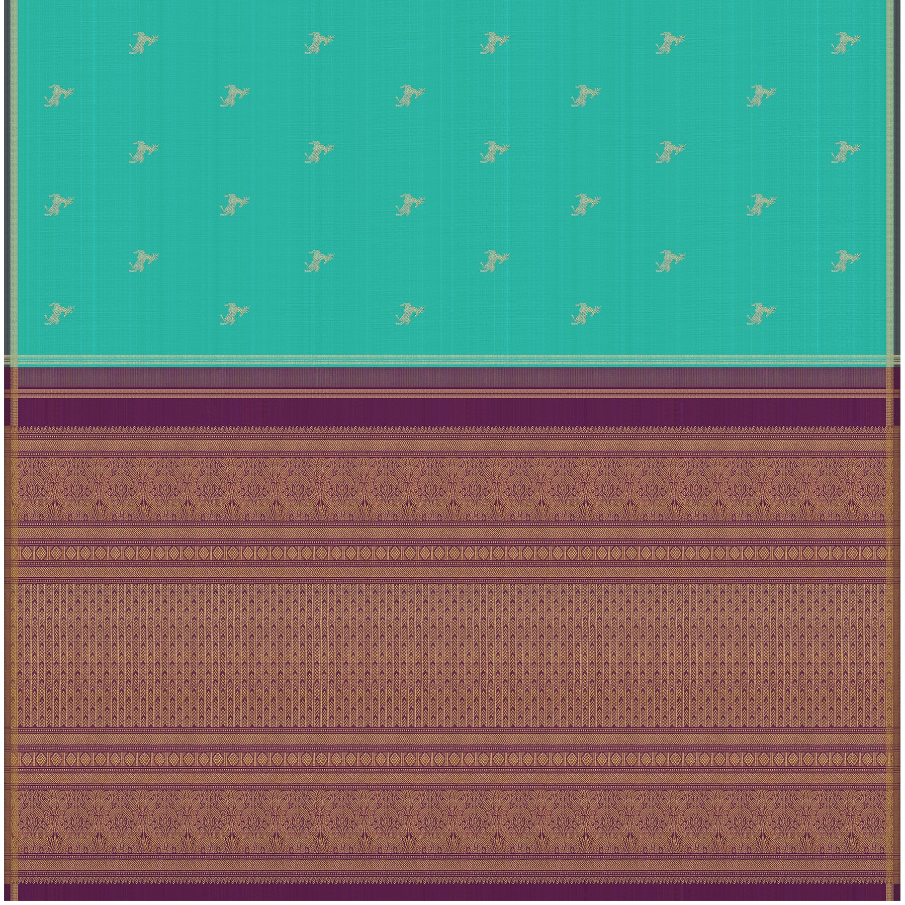 Kanakavalli Kanjivaram Silk Sari 25-595-HS001-03360 - Full View