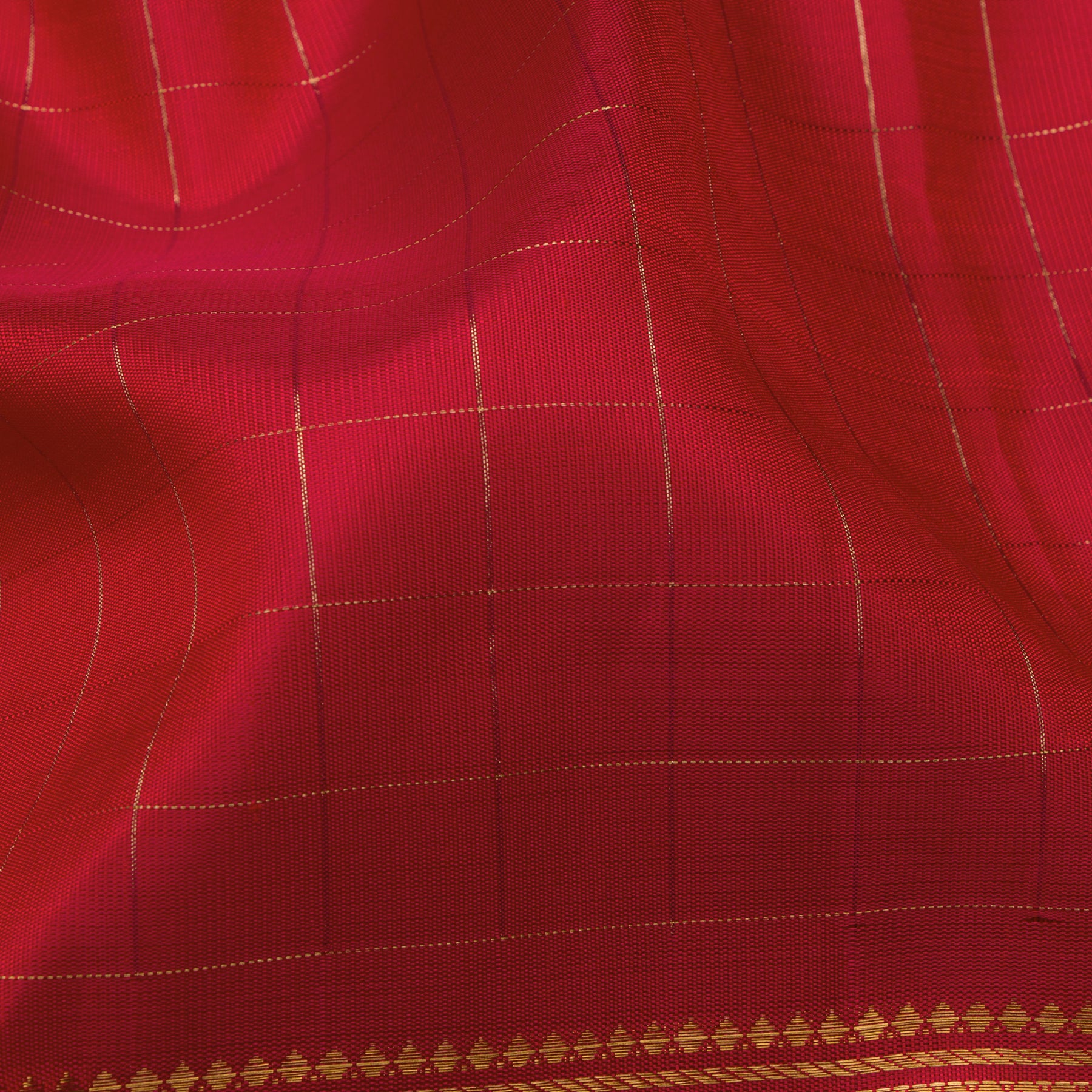 Kanakavalli Kanjivaram Silk Sari 25-595-HS001-03366 - Fabric View