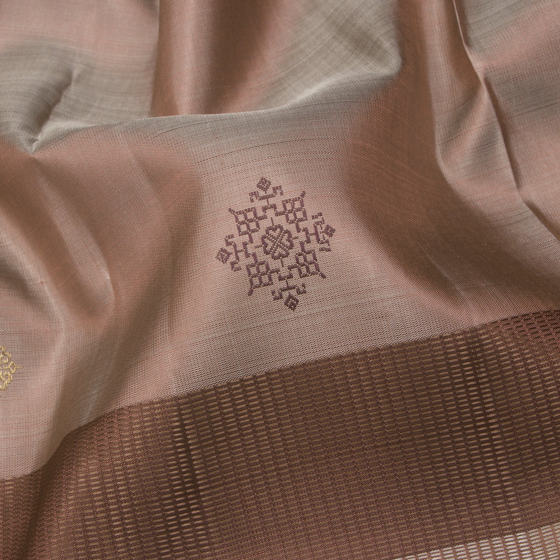 Kanakavalli Kanjivaram Silk Sari 25-595-HS001-03386 - Fabric View 