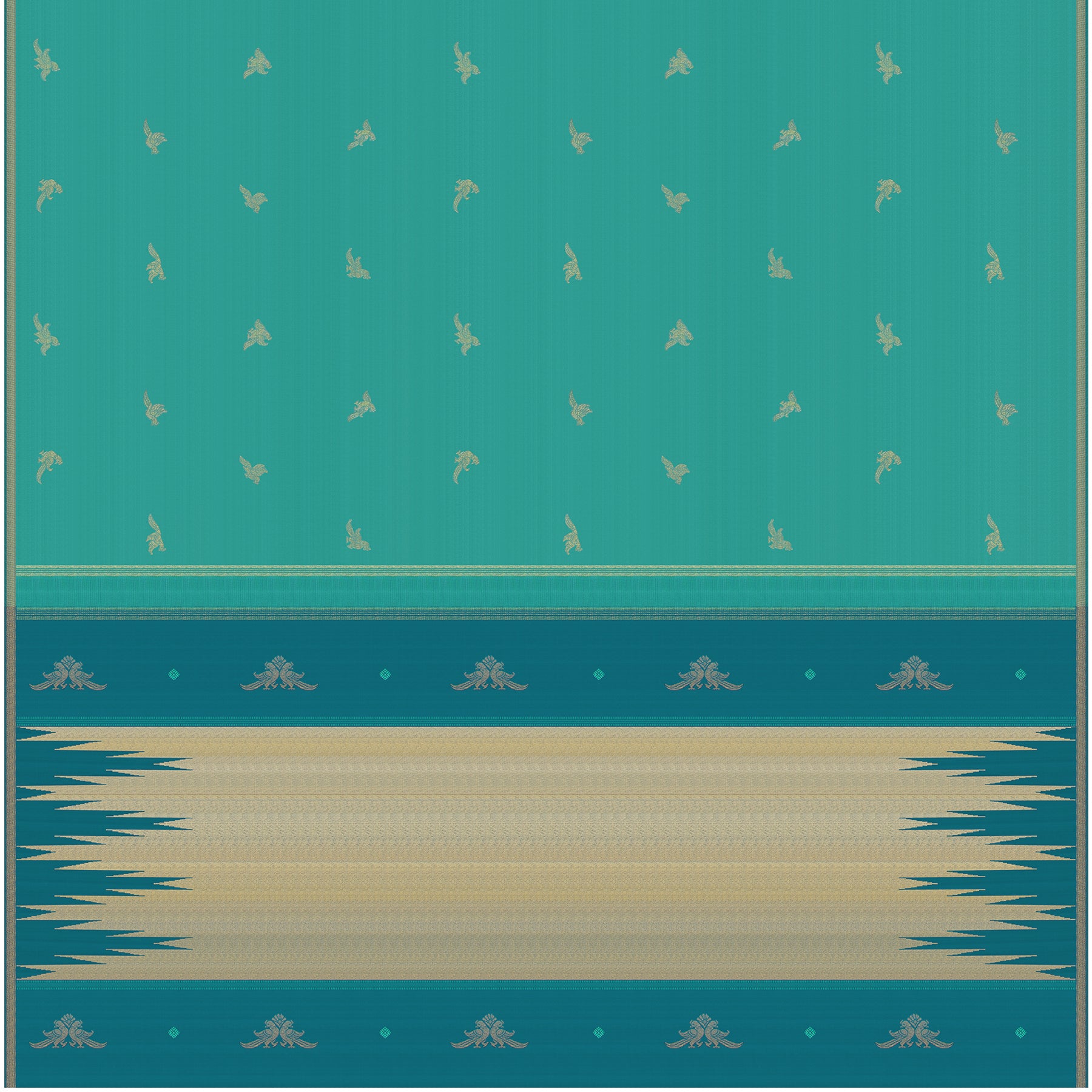 Kanakavalli Kanjivaram Silk Sari 25-595-HS001-03401 - Full  View