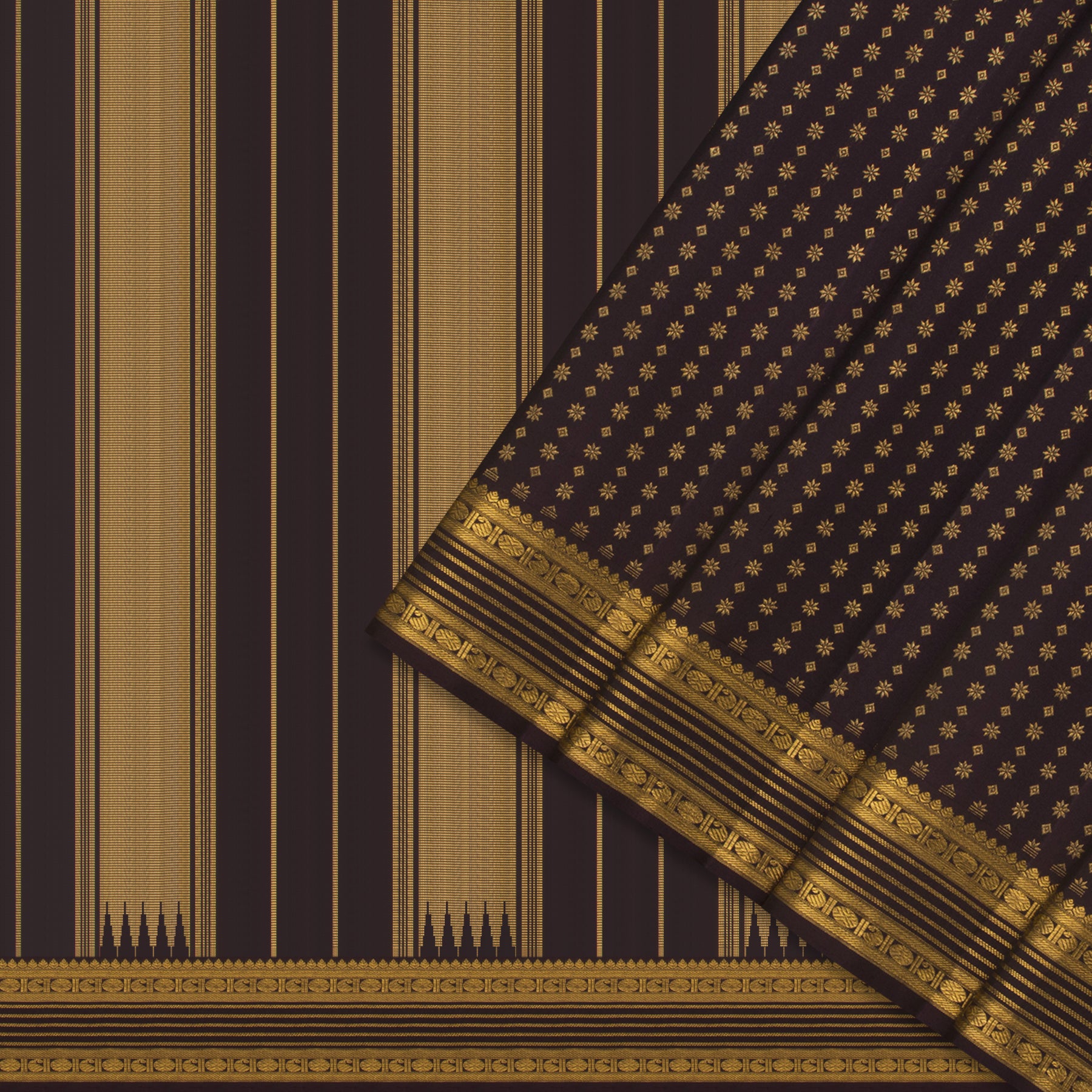 Kanakavalli Kanjivaram Silk Sari 25-595-HS001-03446 - Cover View