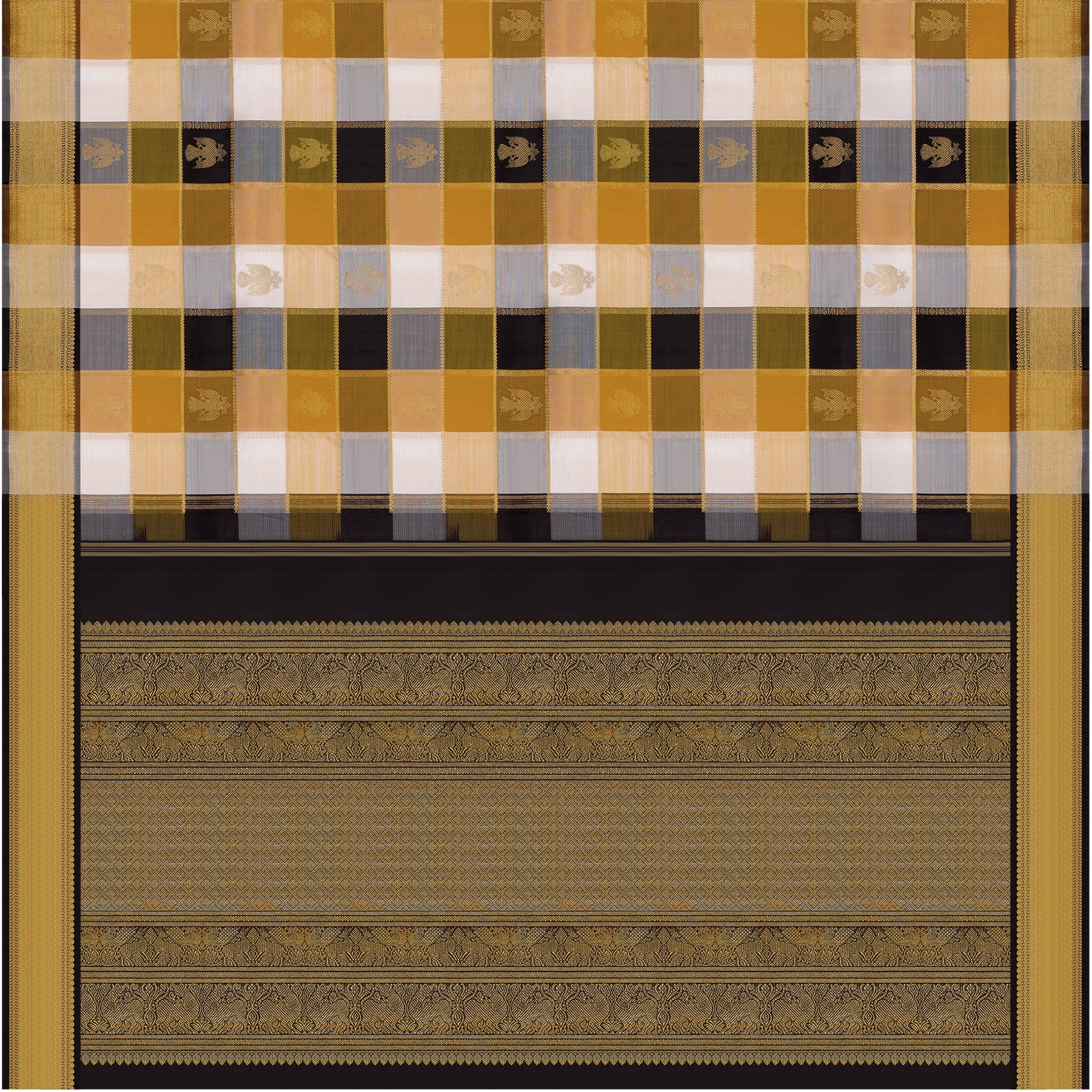 Kanakavalli Kanjivaram Silk Sari 25-595-HS001-03449 - Full View 