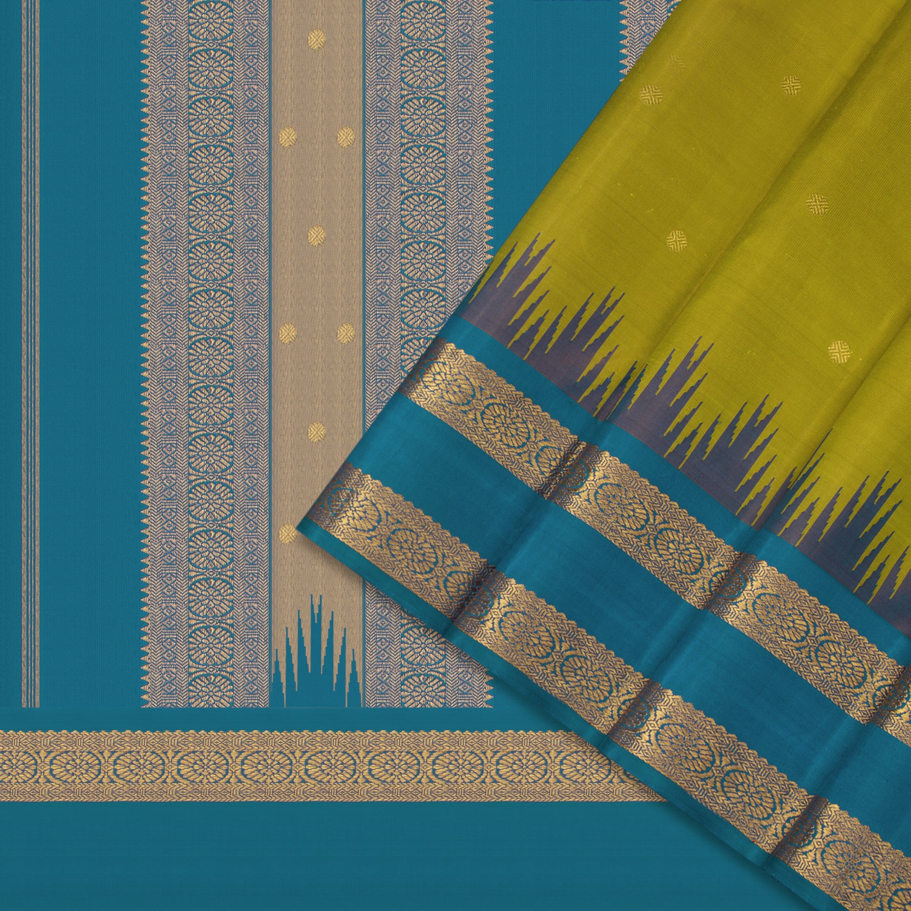Kanakavalli Kanjivaram Silk Sari 25-595-HS001-03452 - Cover View