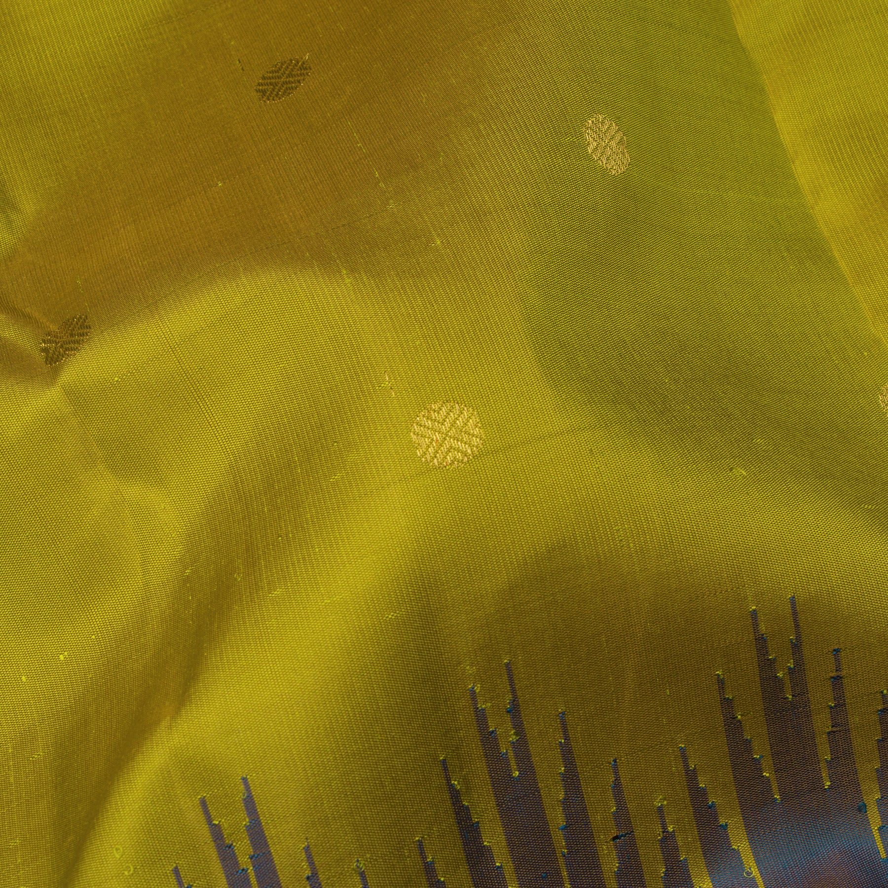 Kanakavalli Kanjivaram Silk Sari 25-595-HS001-03452 - Fabric View