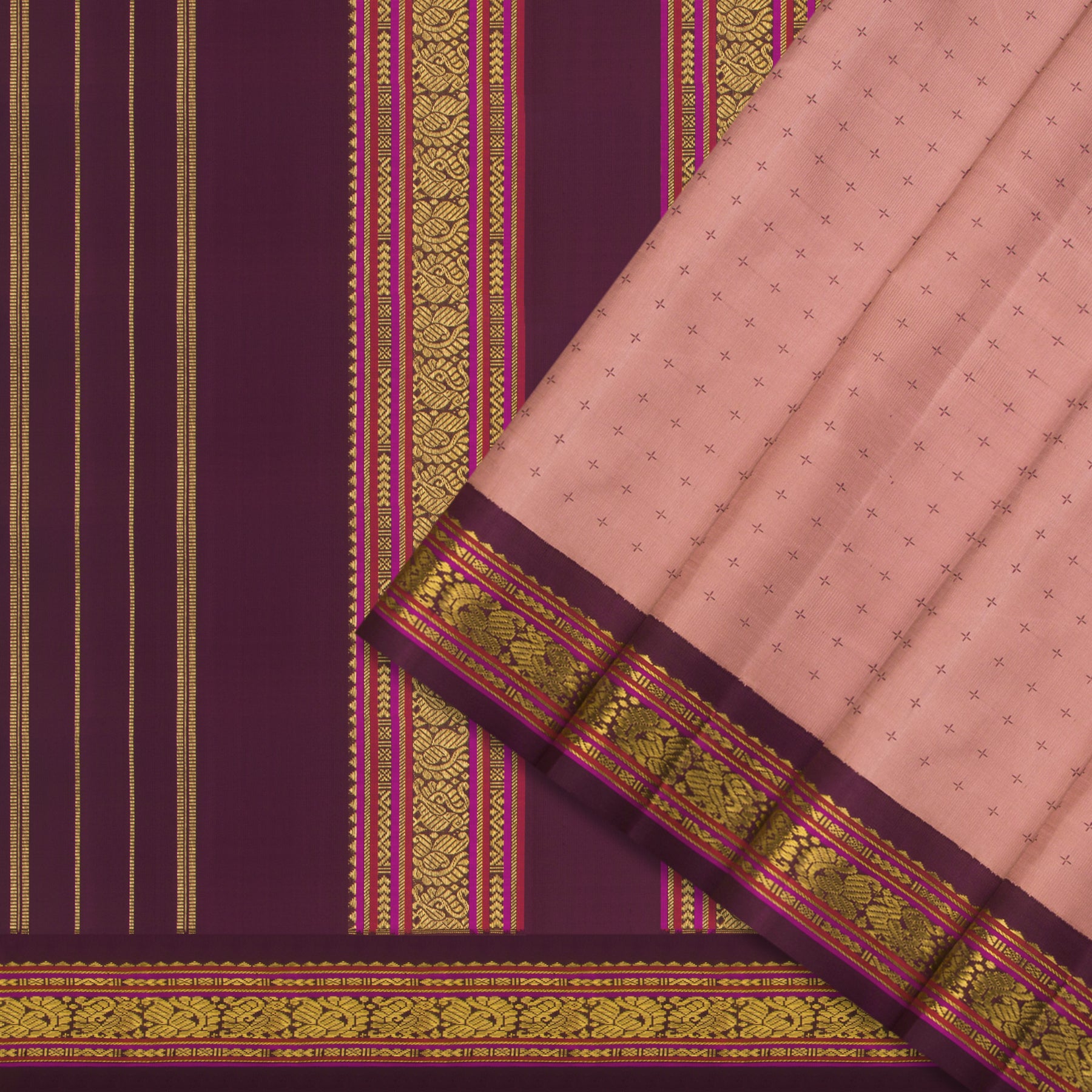 Kanakavalli Kanjivaram Silk Sari 25-595-HS001-03457 - Cover View