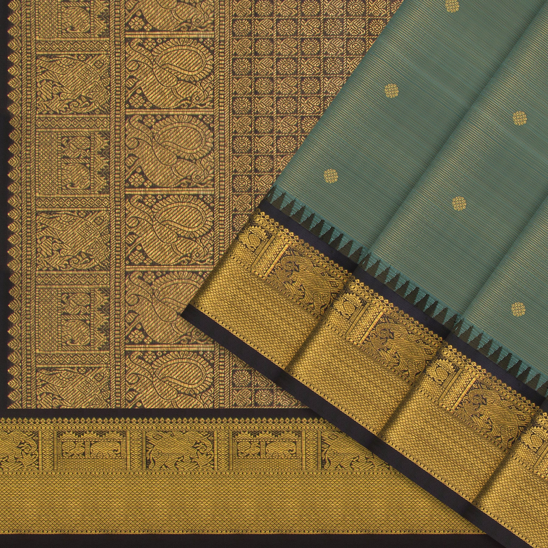 Kanakavalli Kanjivaram Silk Sari 25-595-HS001-03470 - Cover View