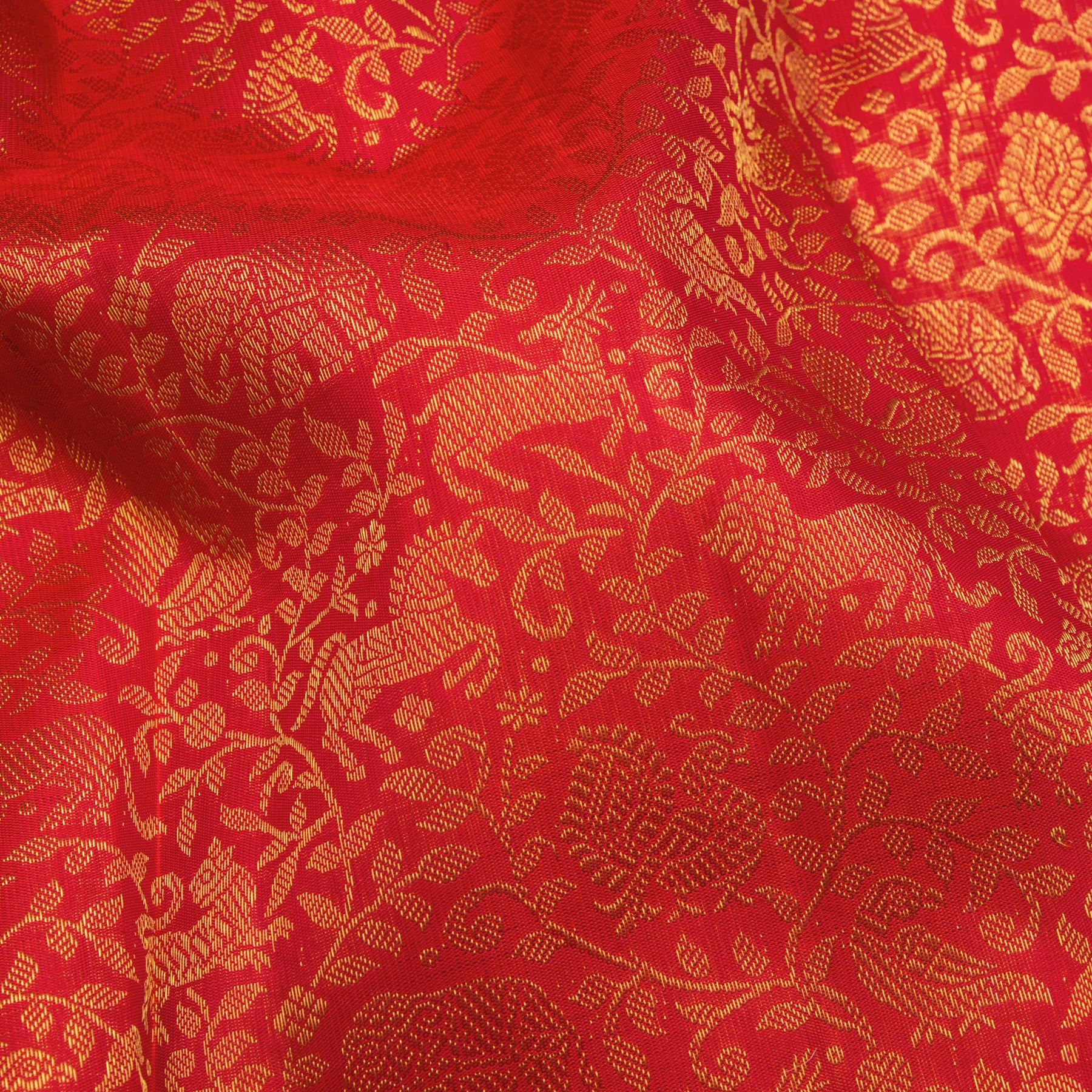 Kanakavalli Kanjivaram Silk Sari 25-595-HS001-03474 - Fabric View