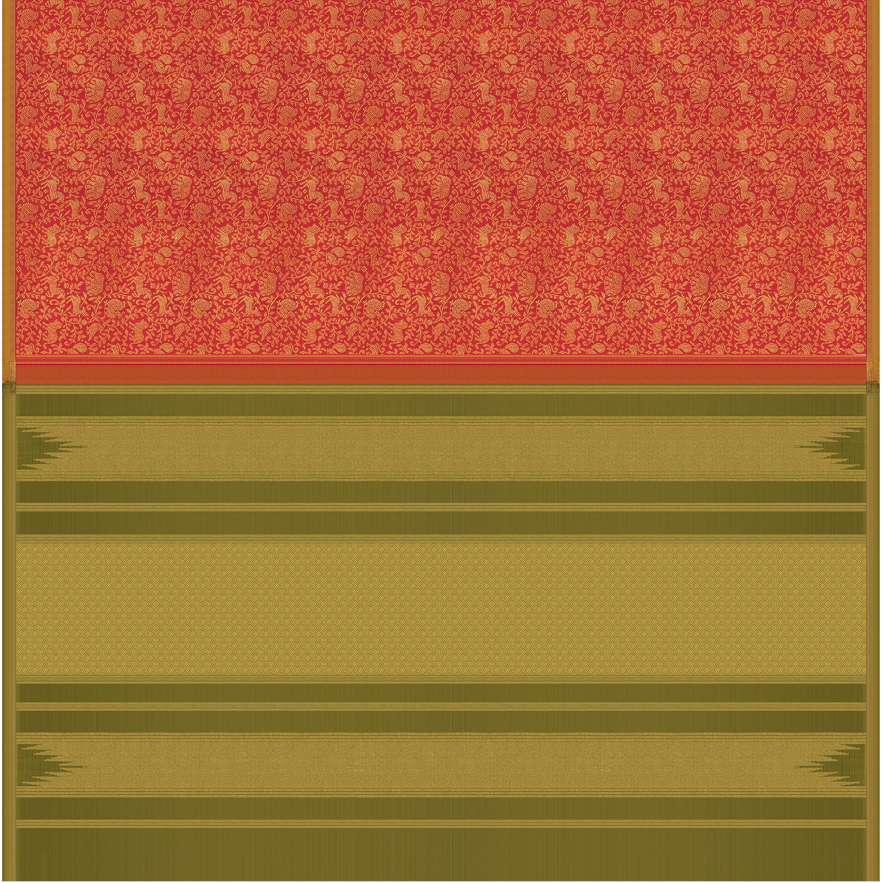 Kanakavalli Kanjivaram Silk Sari 25-595-HS001-03474 - Full View
