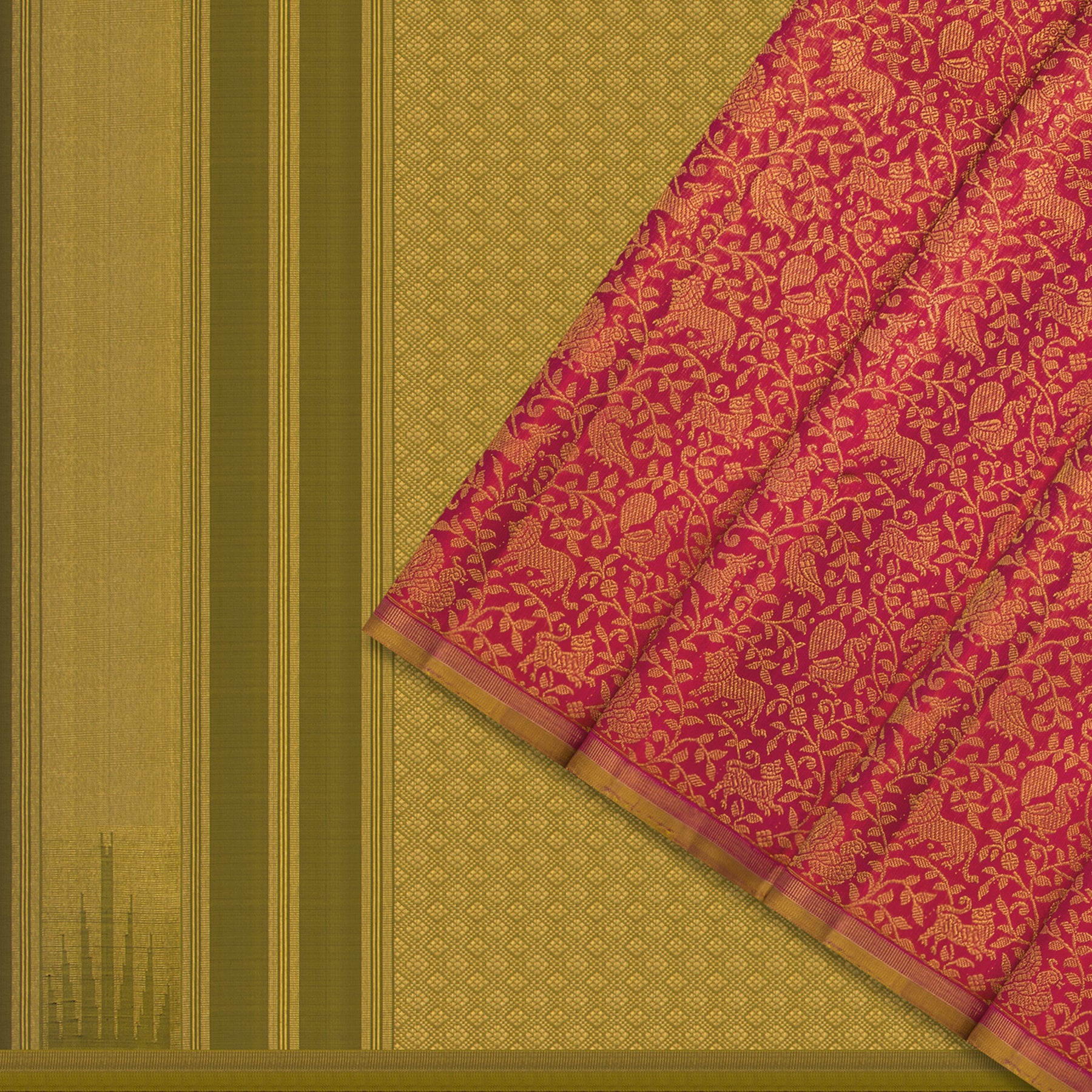 Kanakavalli Kanjivaram Silk Sari 25-595-HS001-03475 - Cover View
