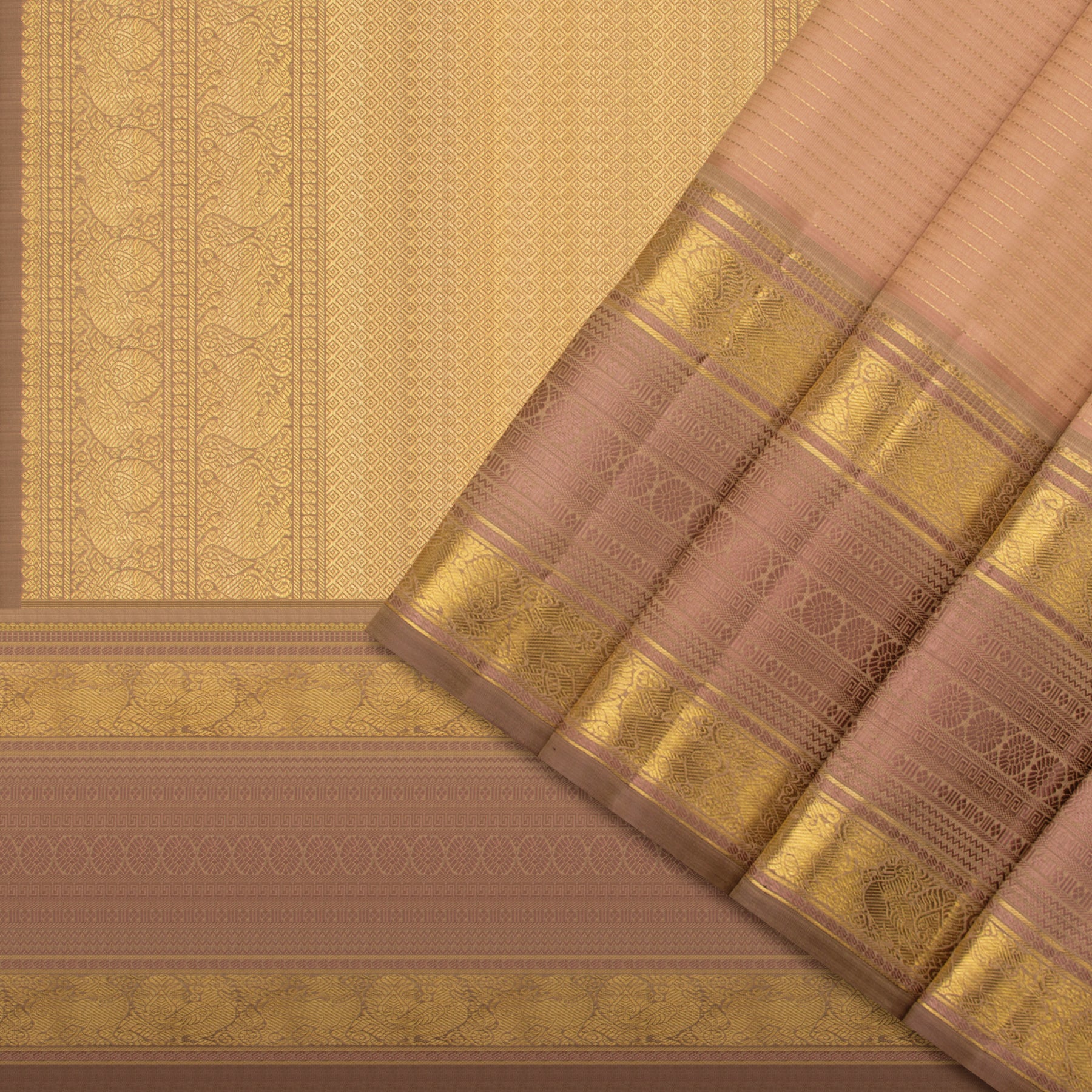 Kanakavalli Kanjivaram Silk Sari 25-595-HS001-03482 - Cover View 