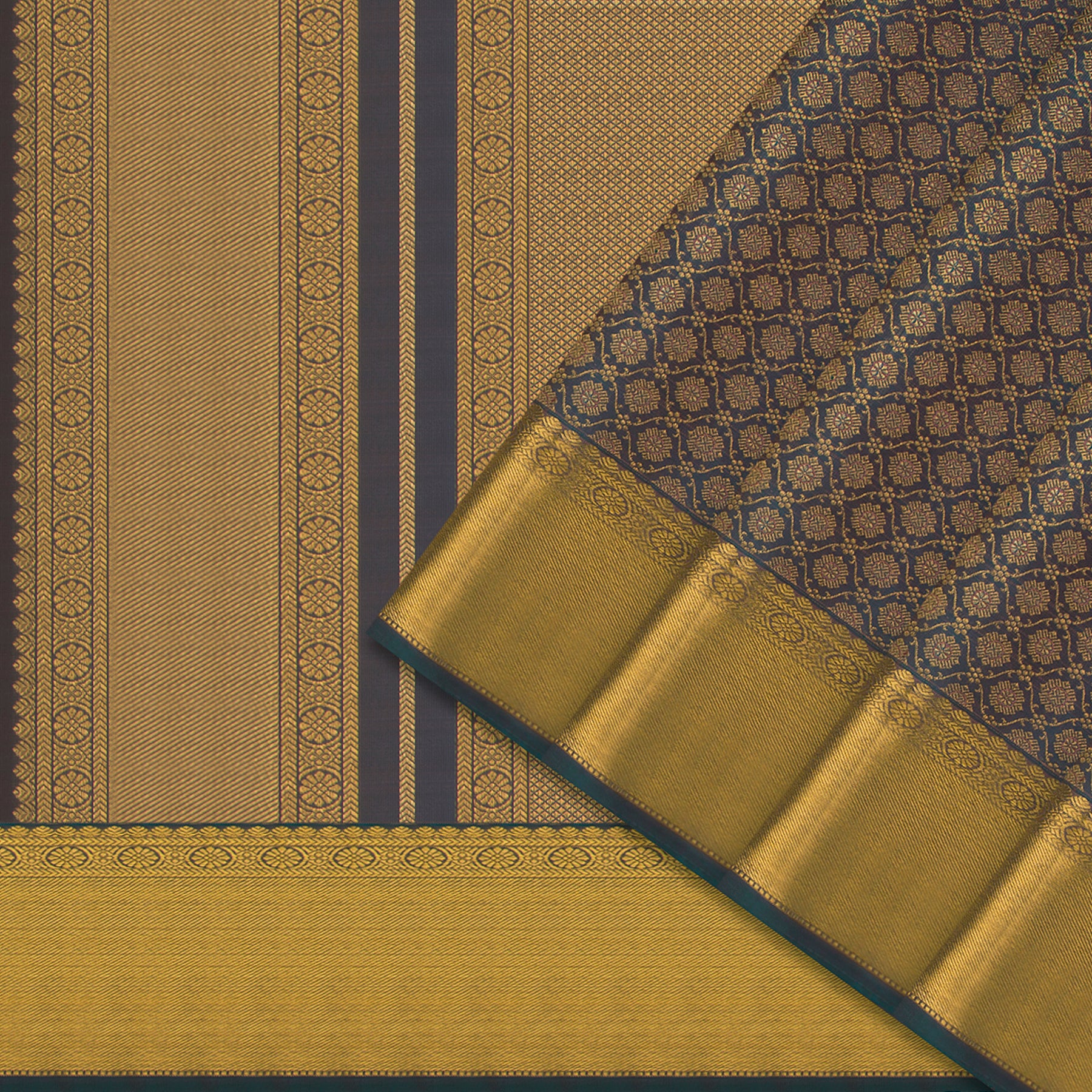 Kanakavalli Kanjivaram Silk Sari 25-595-HS001-03487 - Cover View 