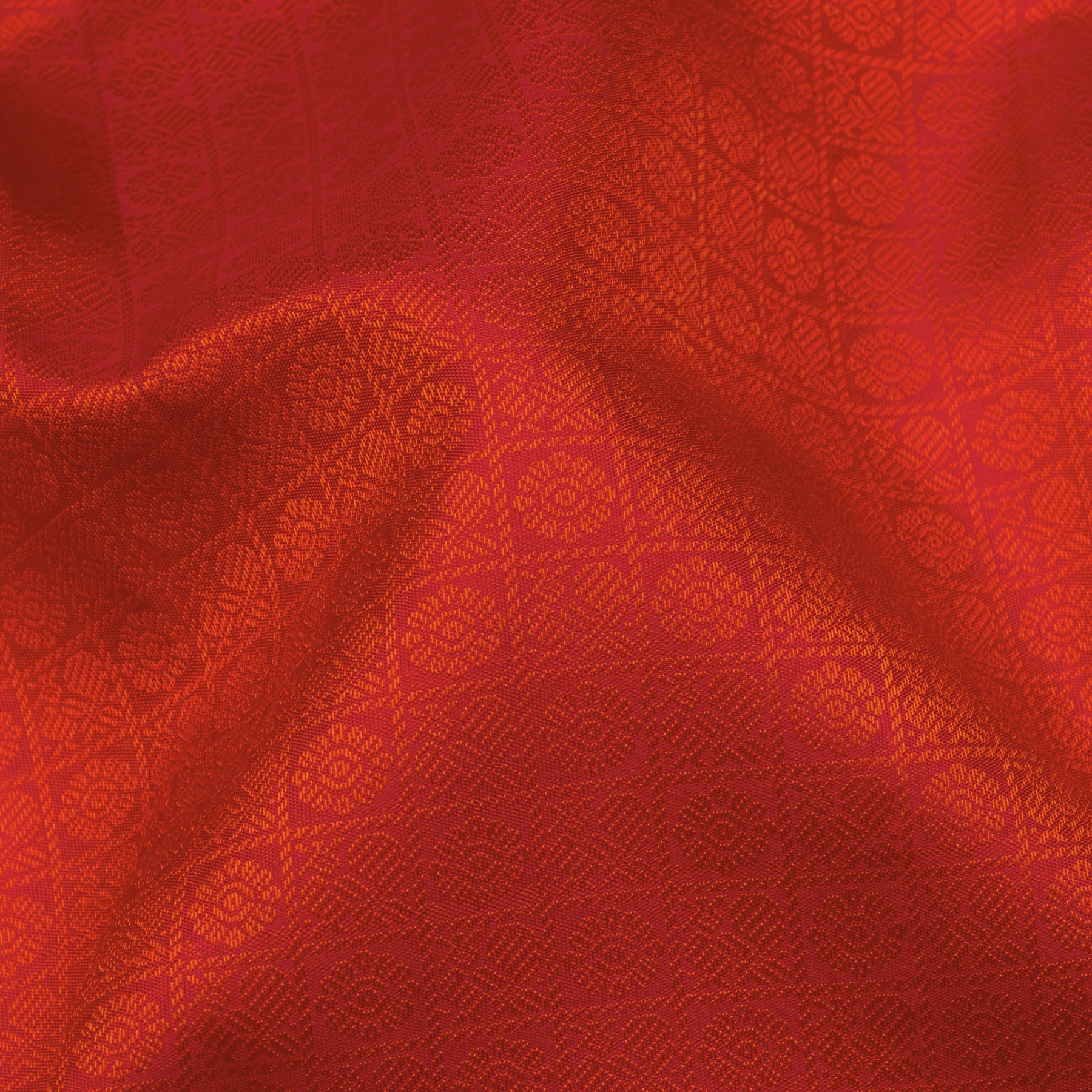 Kanakavalli Kanjivaram Silk Sari 25-595-HS001-04182 - Fabric View