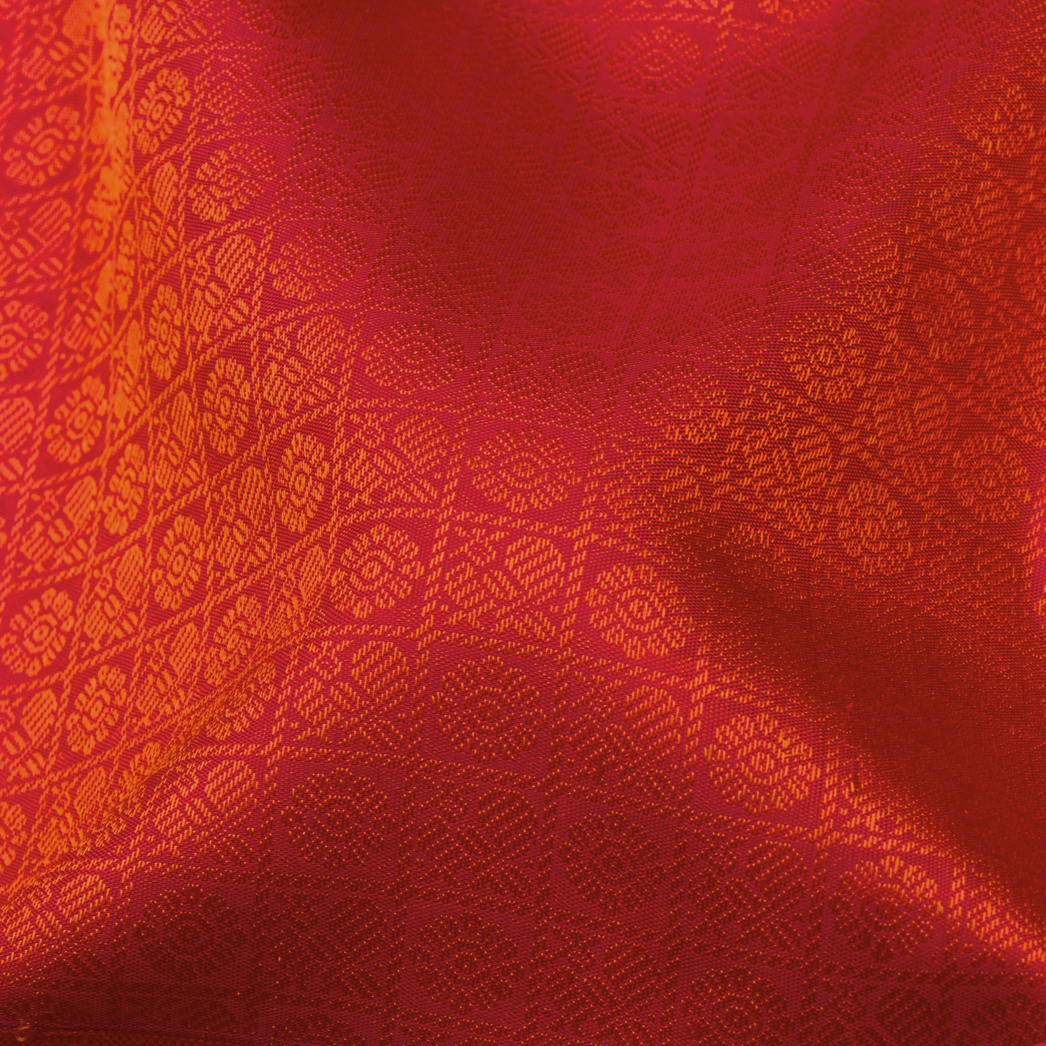 Kanakavalli Kanjivaram Silk Sari 25-595-HS001-04182 - Fabric View