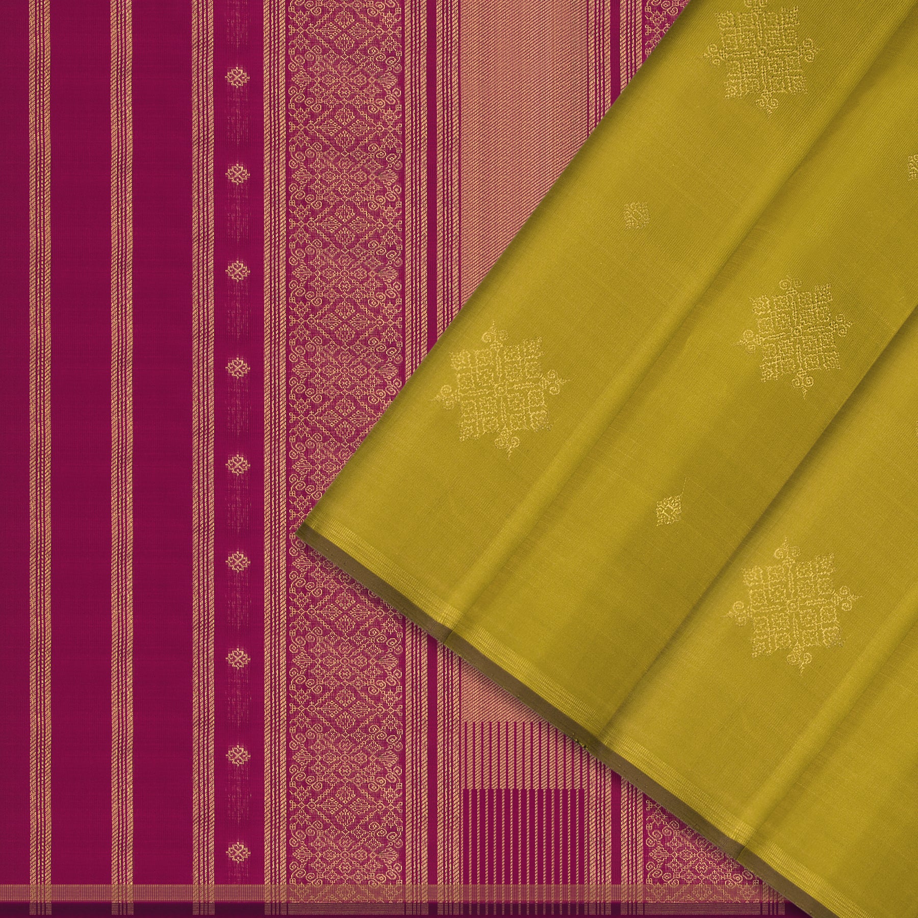 Kanakavalli Kanjivaram Silk Sari 25-595-HS001-04205 - Cover View