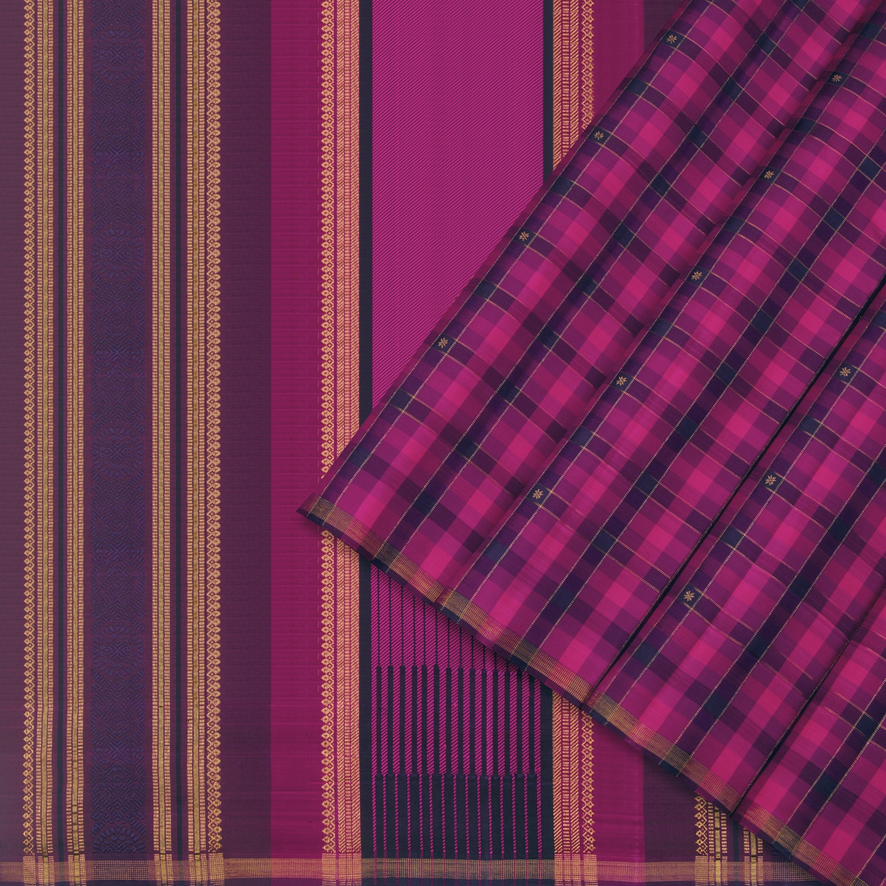 Kanakavalli Kanjivaram Silk Sari 25-595-HS001-04217 - Cover View