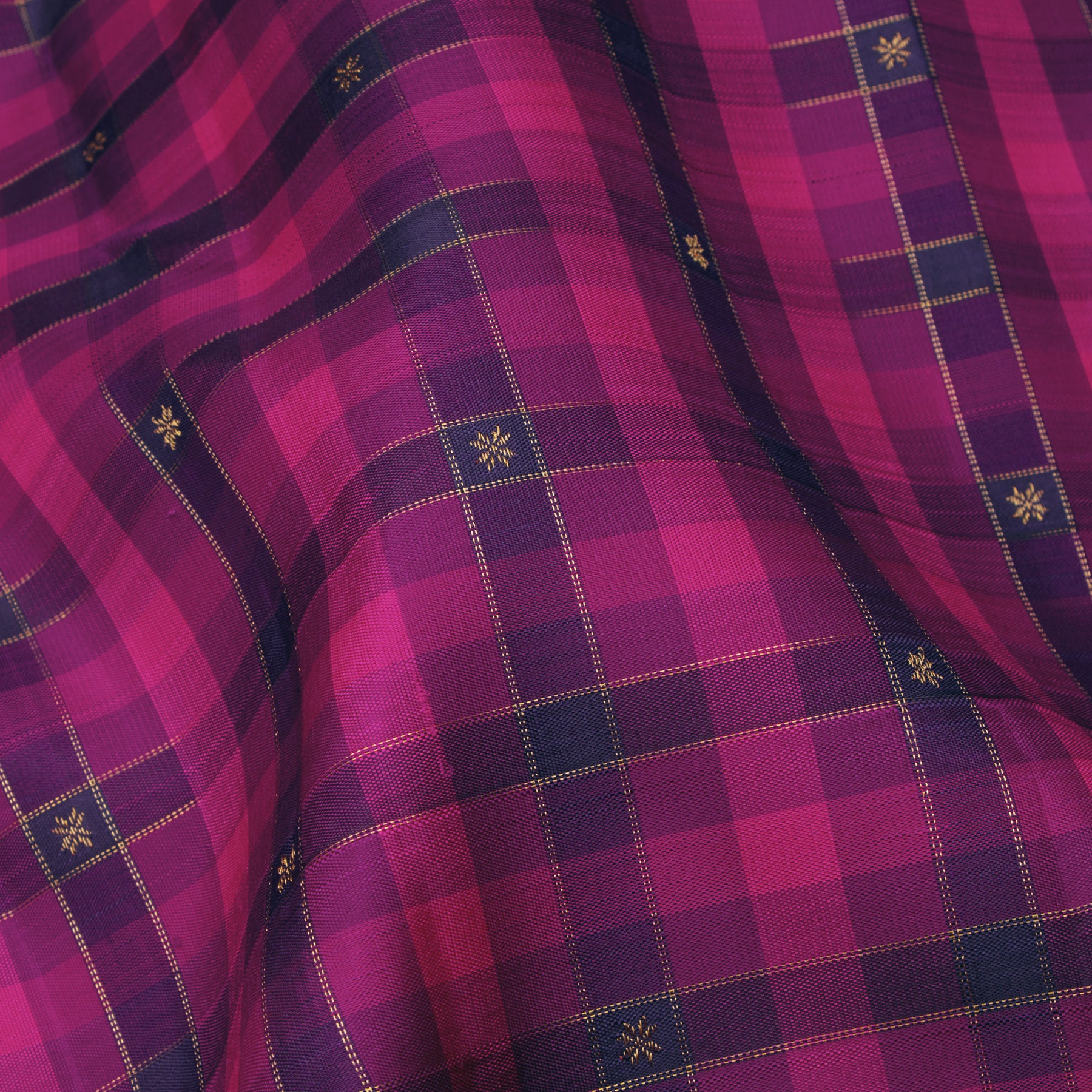 Kanakavalli Kanjivaram Silk Sari 25-595-HS001-04217 - Fabric View