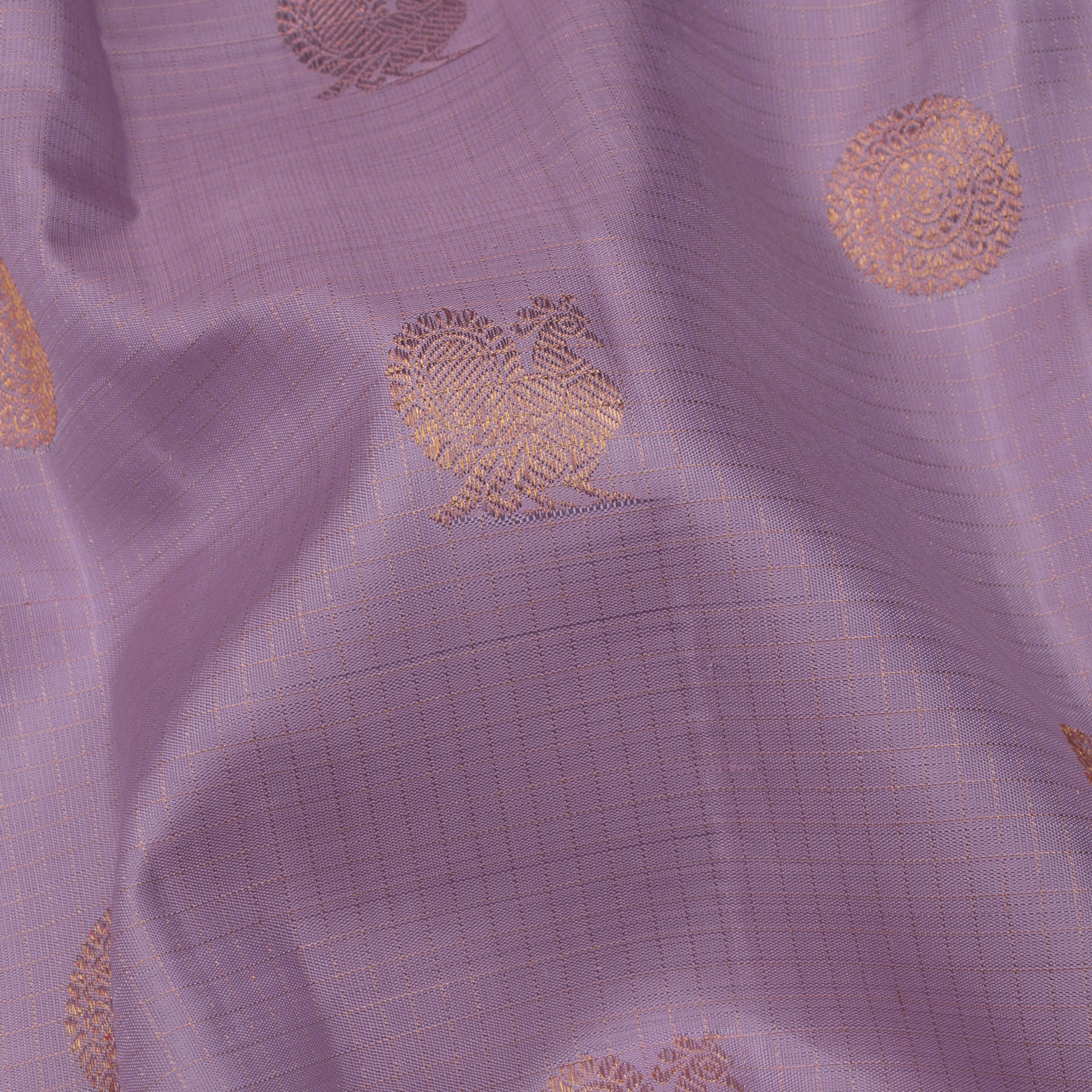 Kanakavalli Kanjivaram Silk Sari 25-595-HS001-04218 - Fabric View