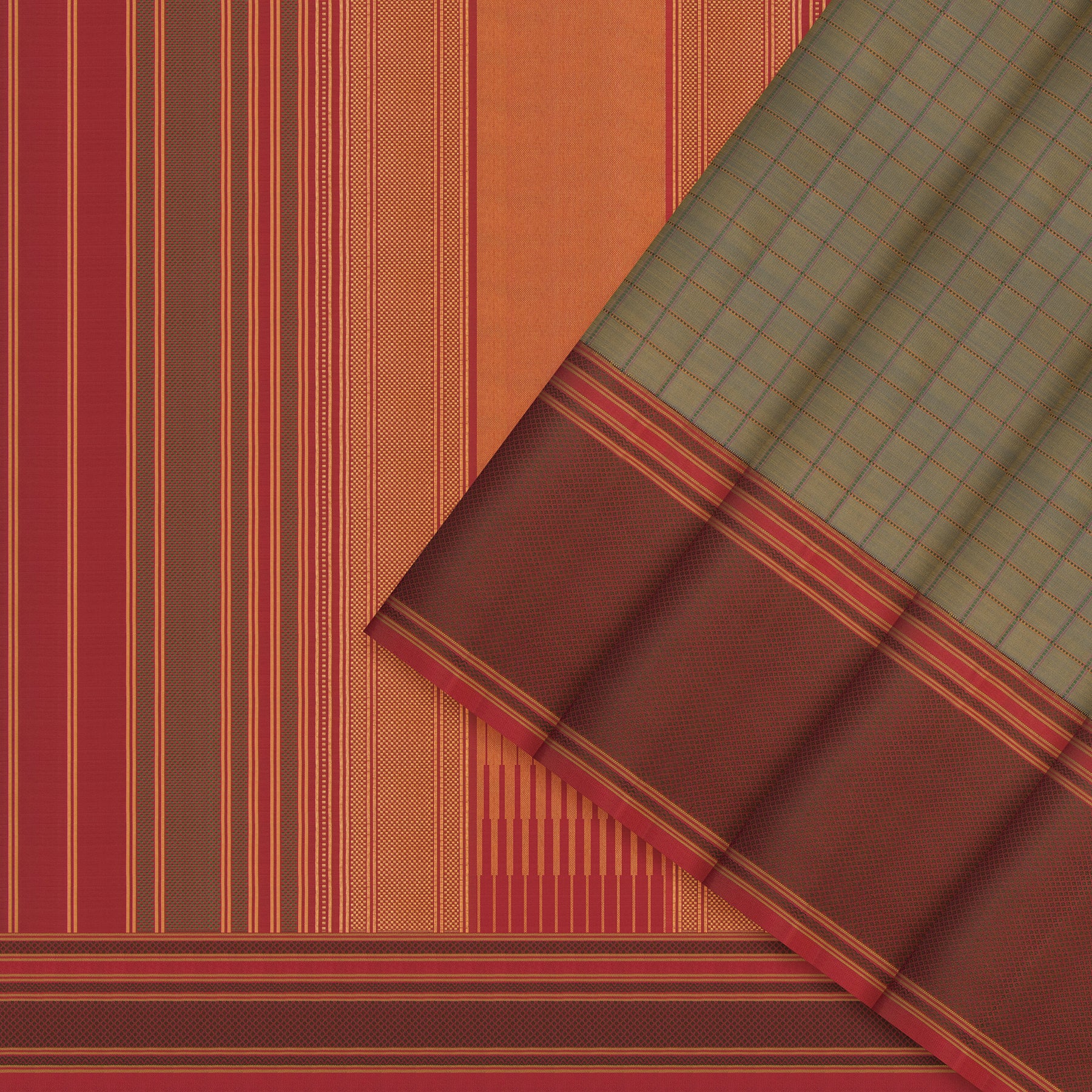 Kanakavalli Kanjivaram Silk Sari 25-595-HS001-04221 - Cover View