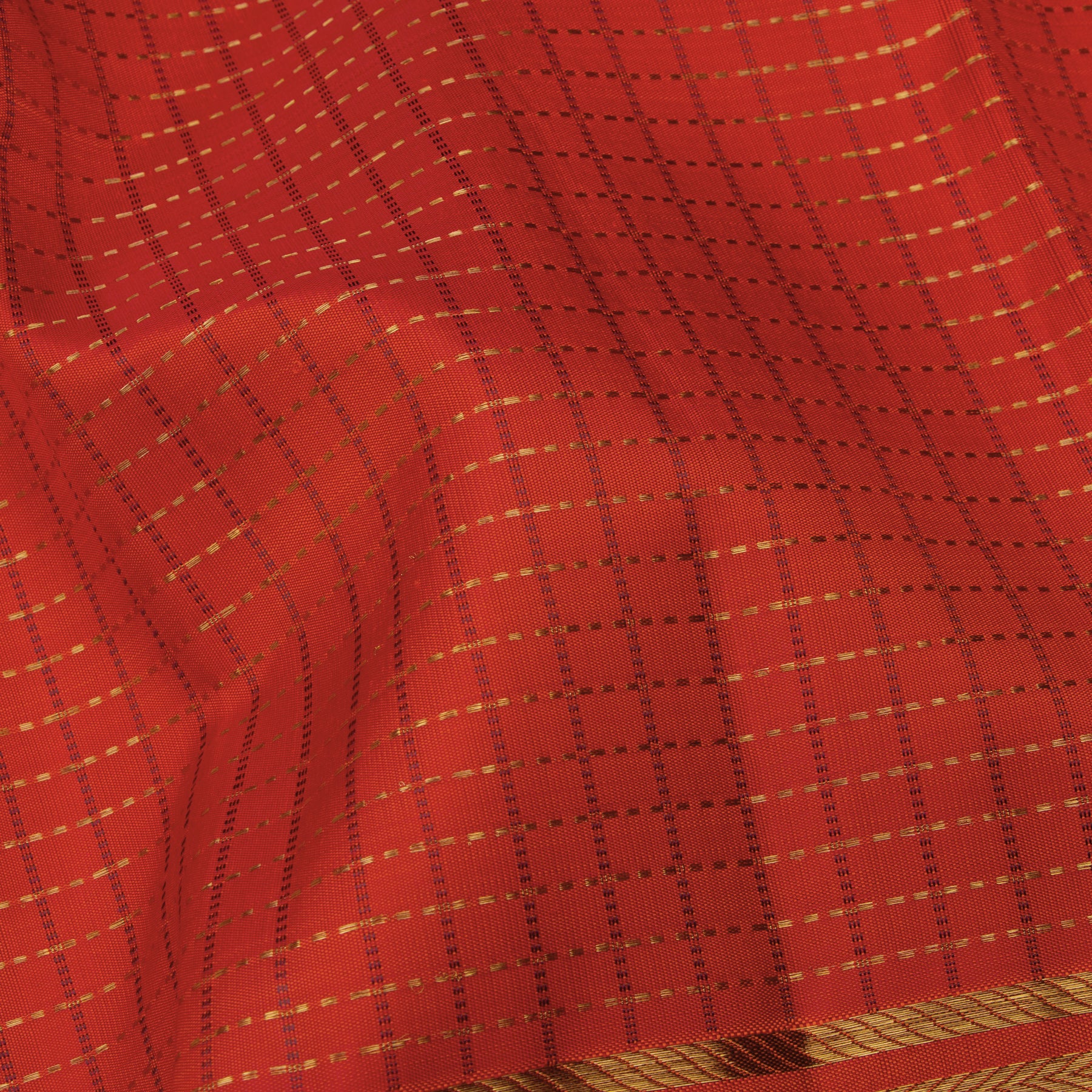Kanakavalli Kanjivaram Silk Sari 25-595-HS001-04243 - Fabric View 