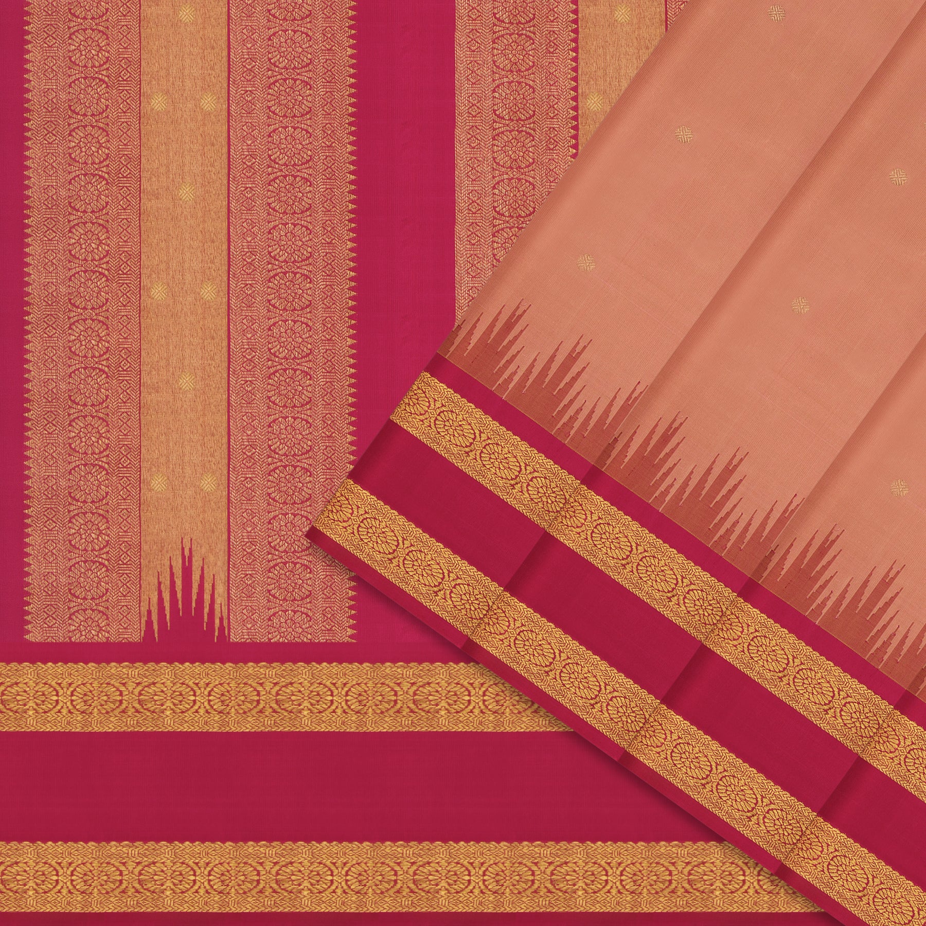 Kanakavalli Kanjivaram Silk Sari 25-595-HS001-04253 - Cover View