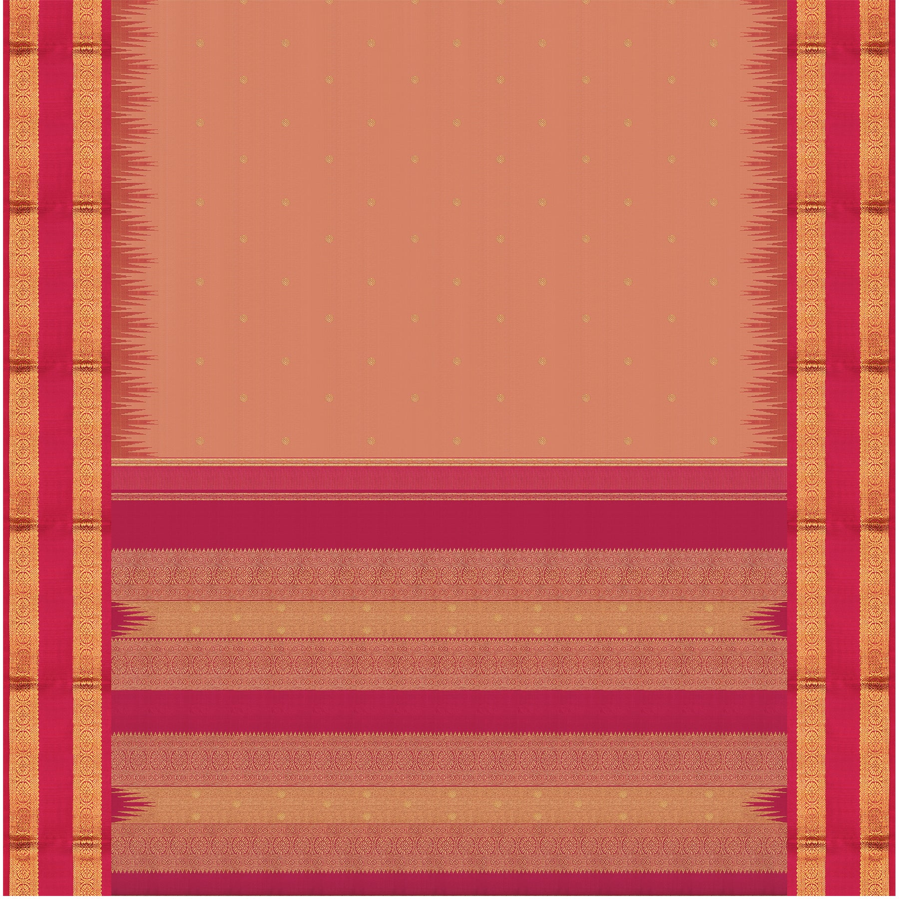 Kanakavalli Kanjivaram Silk Sari 25-595-HS001-04253 - Full View