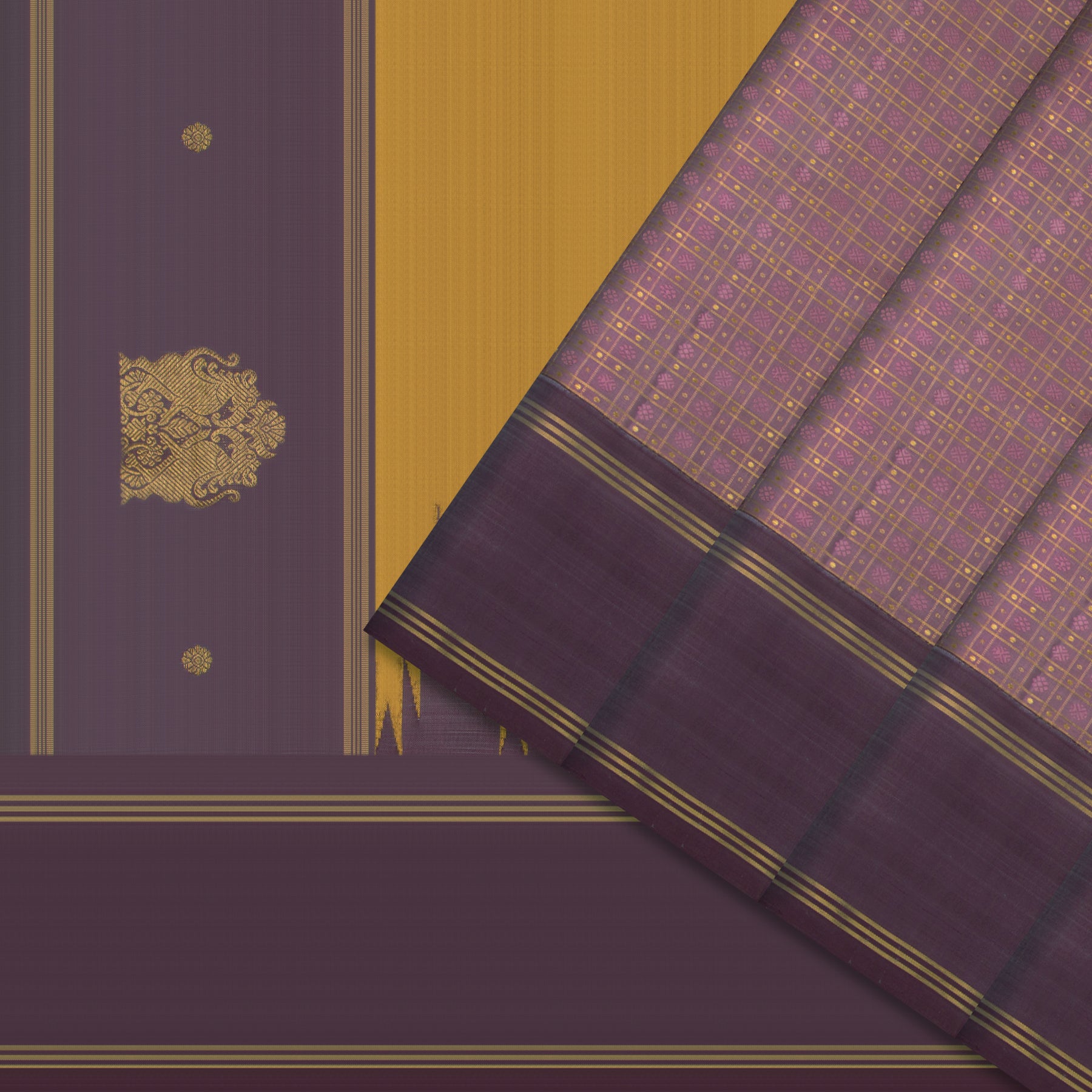 Kanakavalli Kanjivaram Silk Sari 25-595-HS001-04254 - Cover View