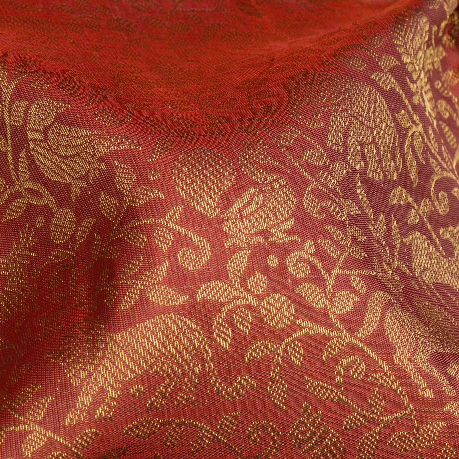 Kanakavalli Kanjivaram Silk Sari 25-595-HS001-04265 - Fabric View