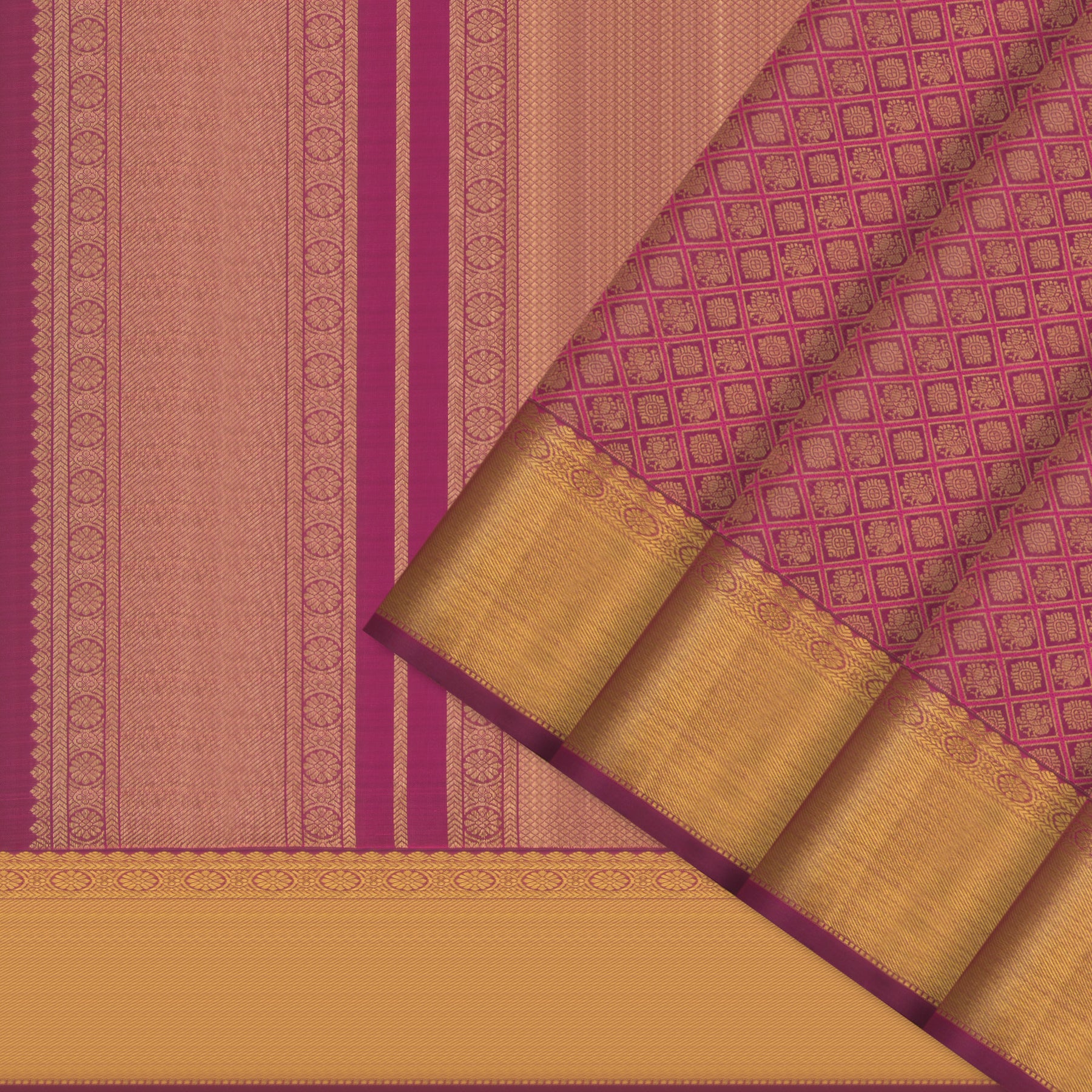 Kanakavalli Kanjivaram Silk Sari 25-595-HS001-04275 - Cover View 